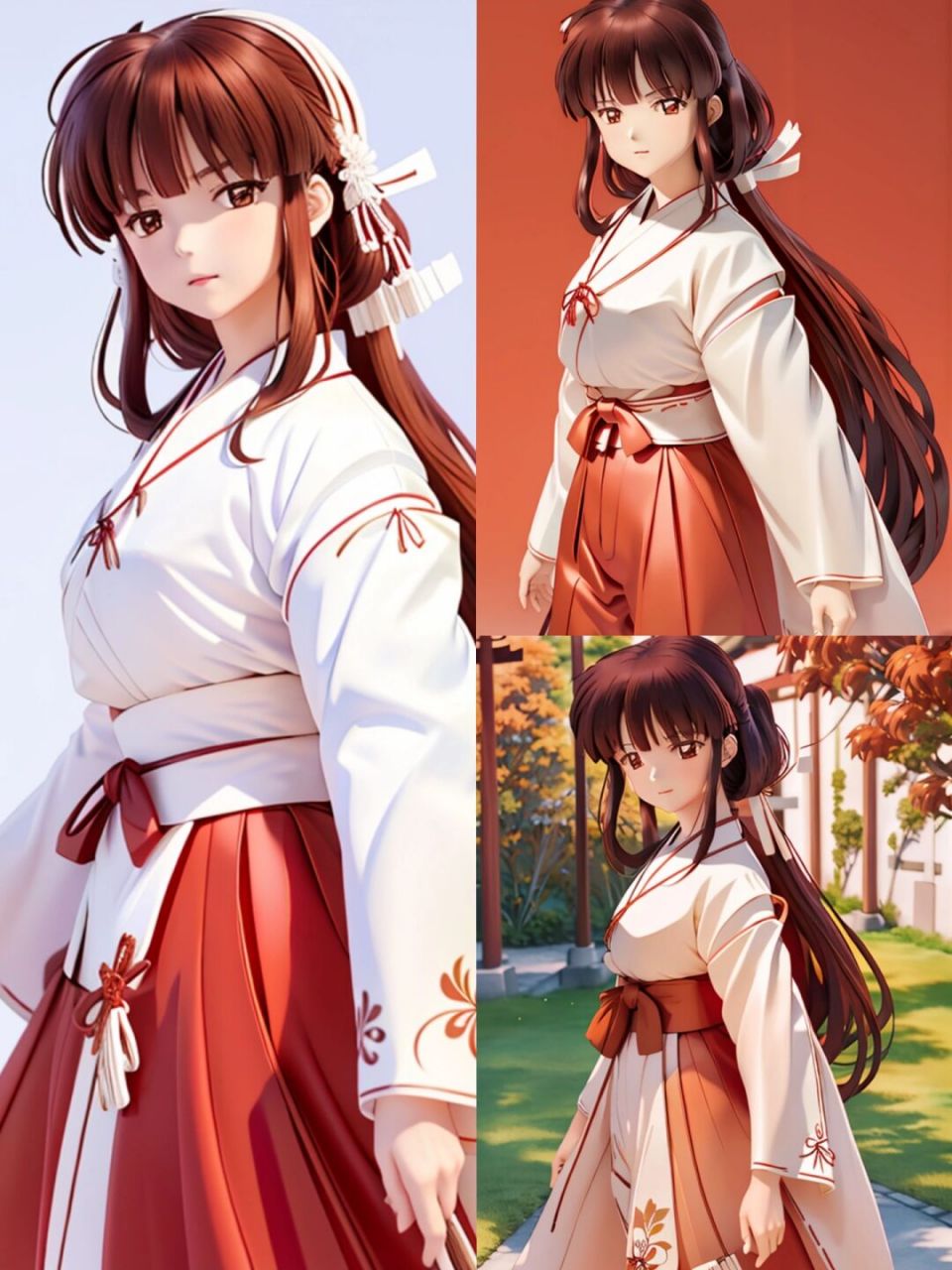 穿和服的桔梗 3d手办 #桔梗# #犬夜叉# #stablediffusion# #ai绘图