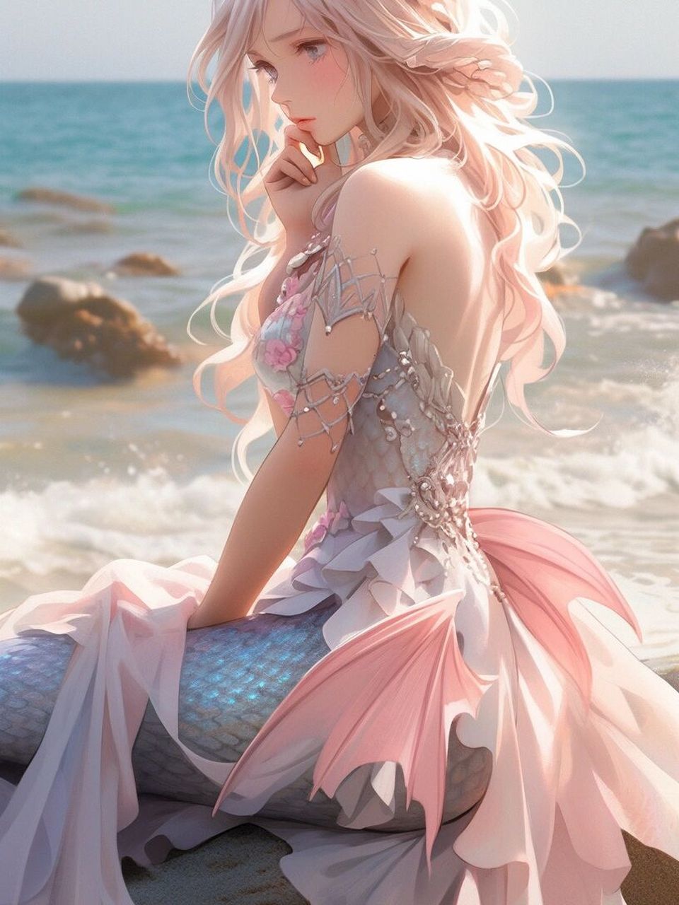 美人鱼##壁纸# #仙子# #仙女# #彩色# #漂亮# #从第几张开始心动