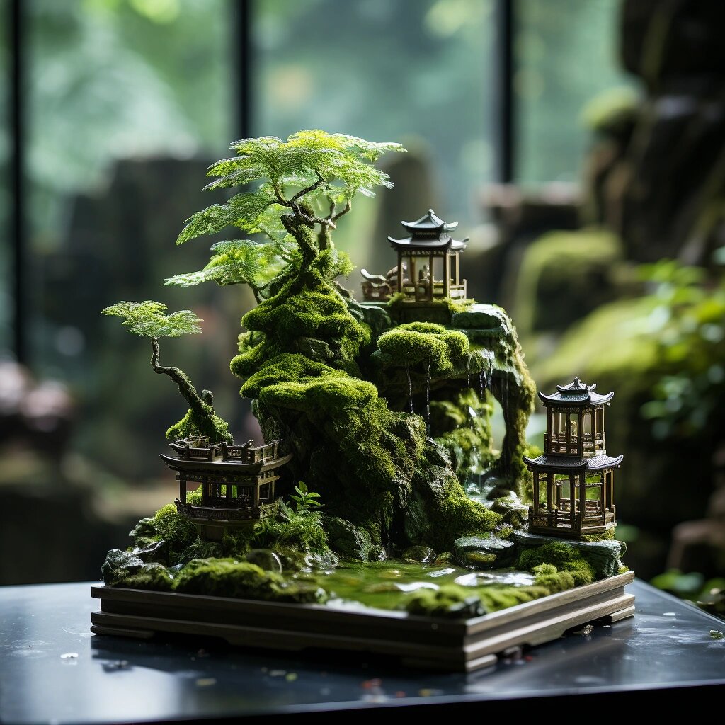 精美的桌面微景观丨ai设计 触手可及的桌面微景观