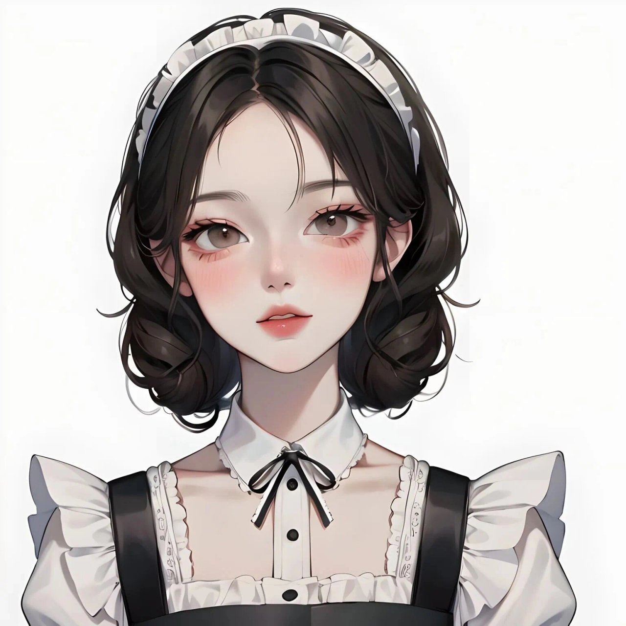 头像|黑发少女 姐妹们喜欢自取哈