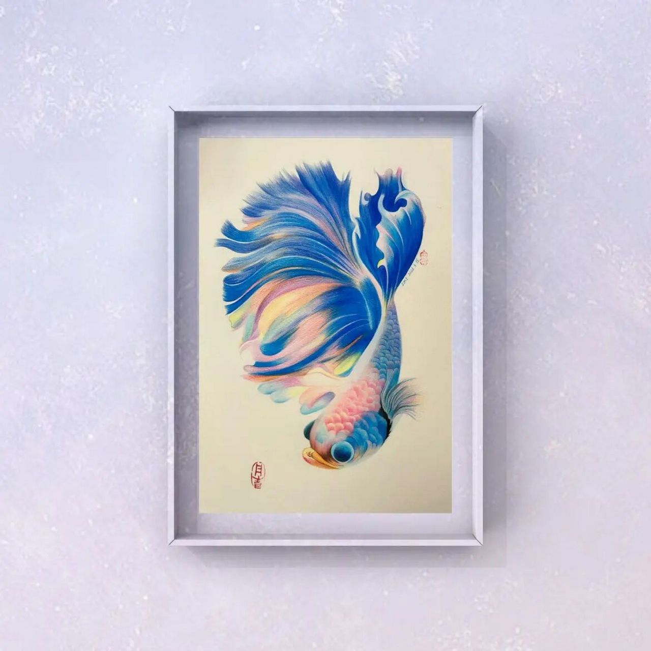 彩铅装饰画可约单