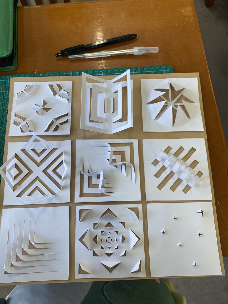 立体构成折纸 多切多折