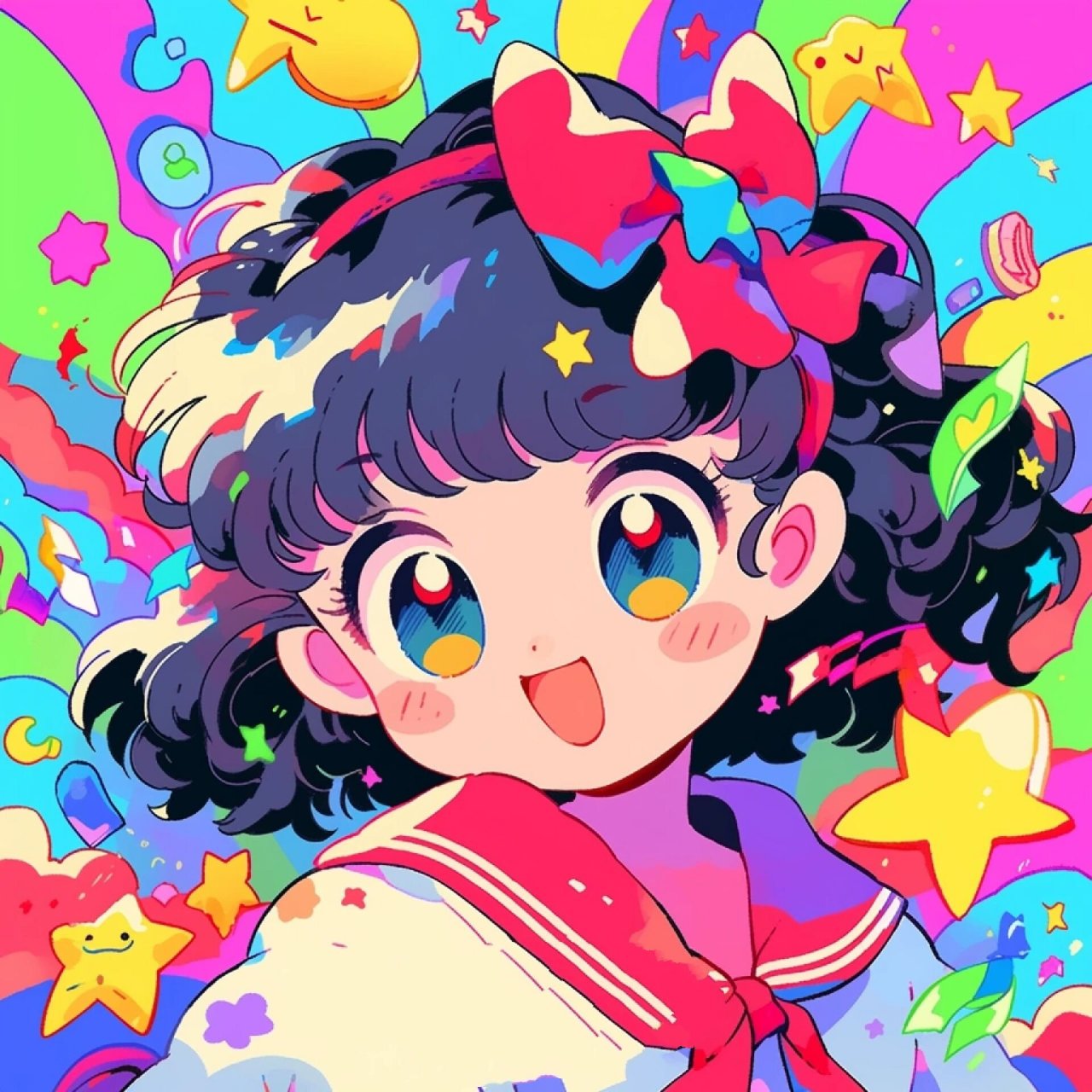 超可爱多巴胺情绪分泌头像96 多巴胺可以治愈心情,让人感受到愉悦和