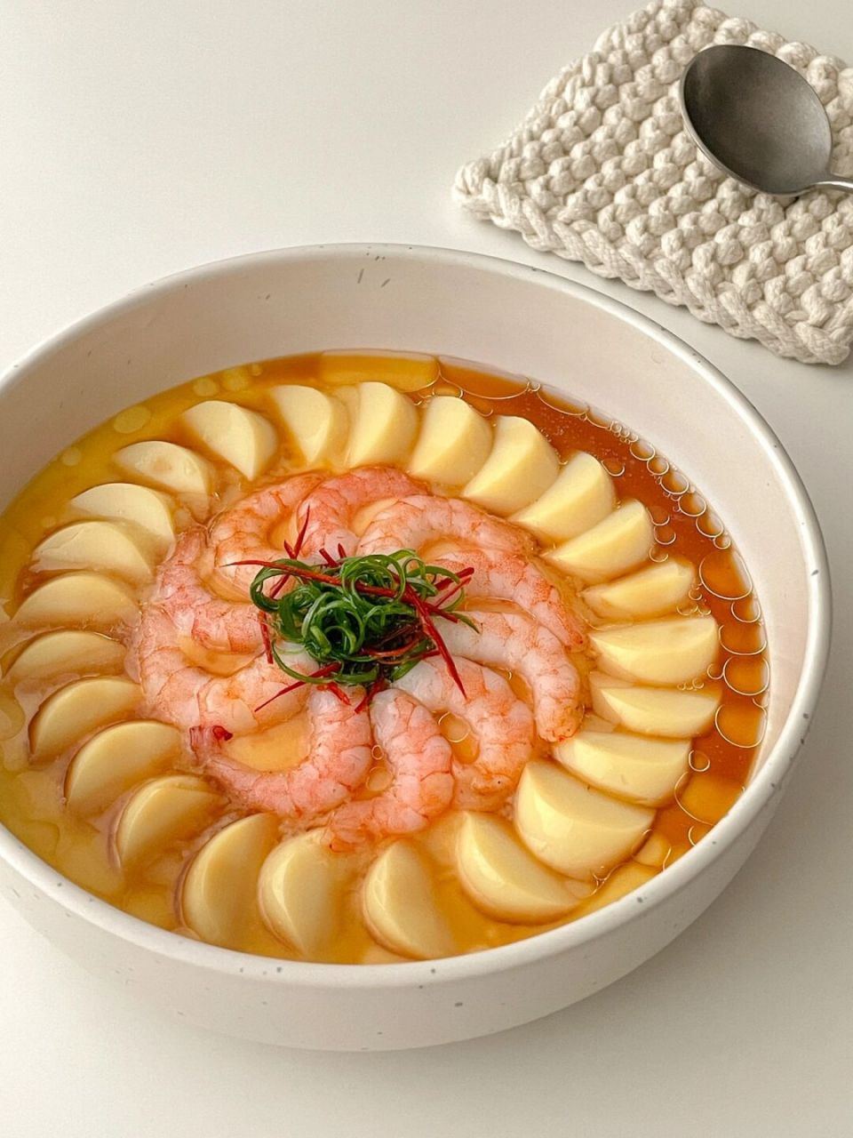 新的一年就要蒸蒸日上97玉子豆腐虾仁蒸蛋 玉子豆腐15软嫩弹滑,吃