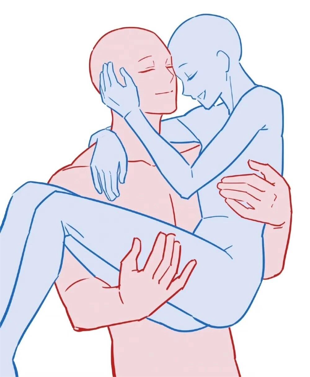 线稿分享——公主抱(一)