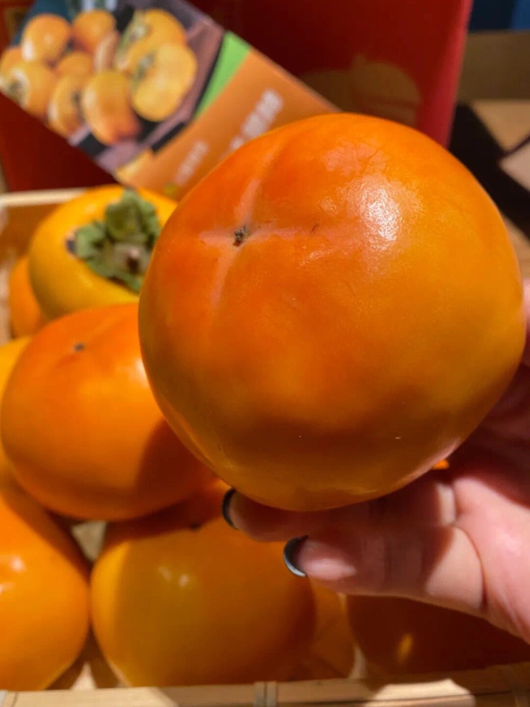 秋季水果|山西阳丰脆柿 99产地:山西省运城市临猗县角杯乡 77果期