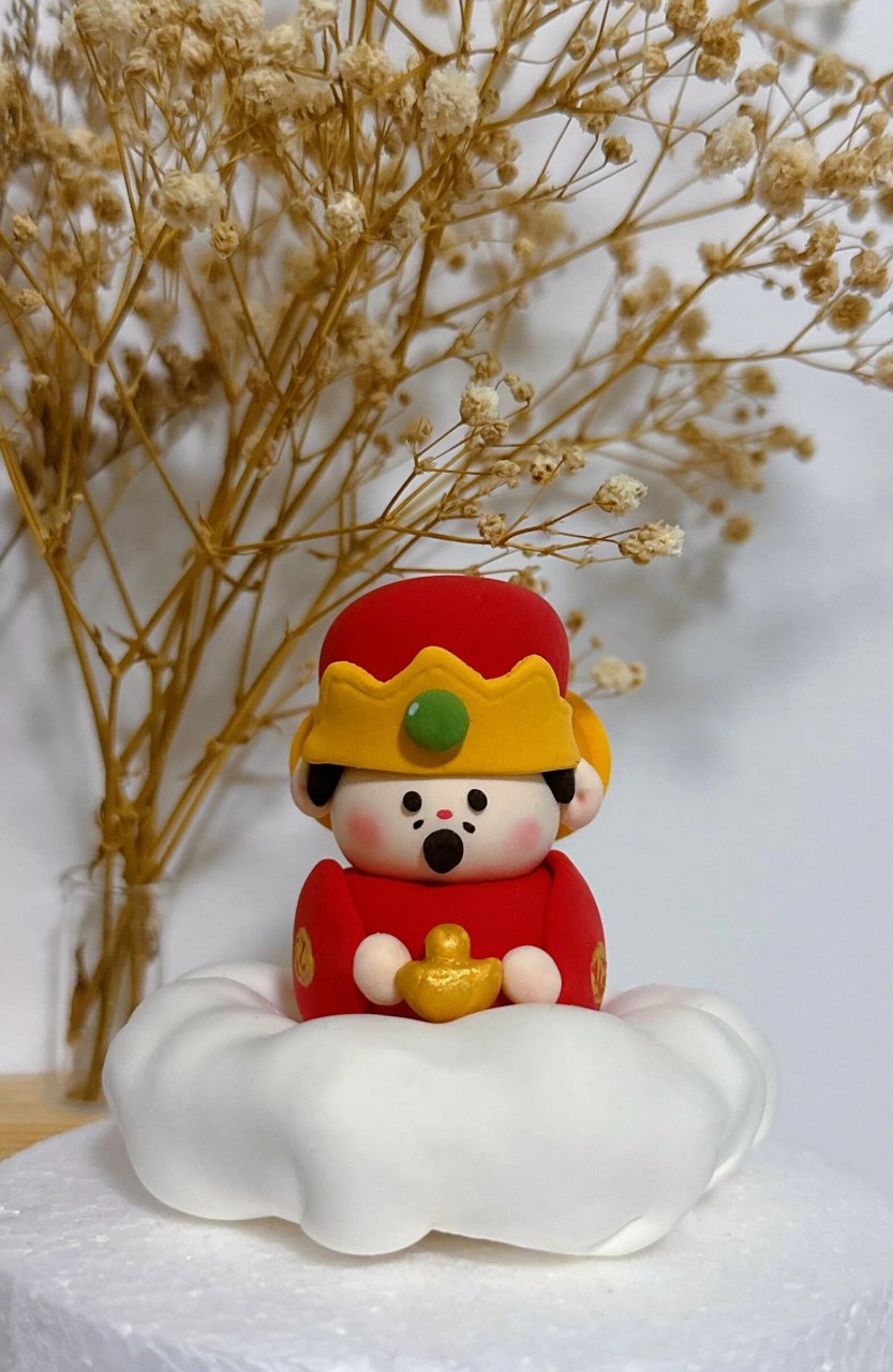 超轻粘土 | 粘土财神爷 财神爷