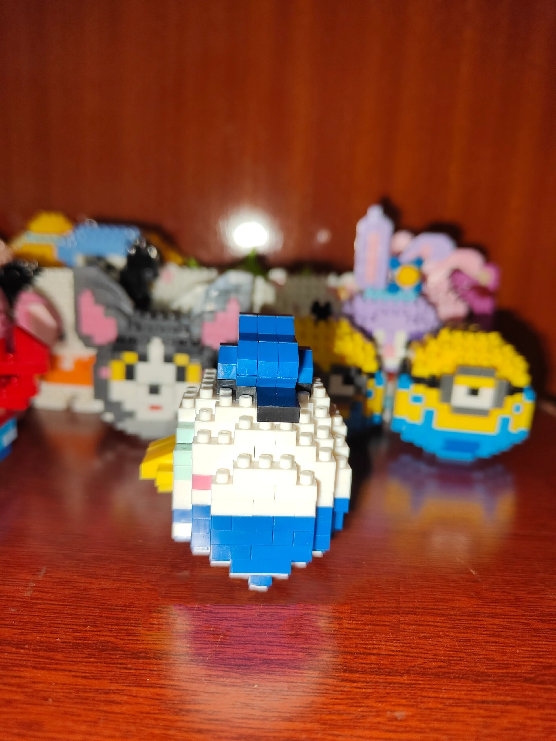 达摩蛋系列唐老鸭,18微颗粒积木