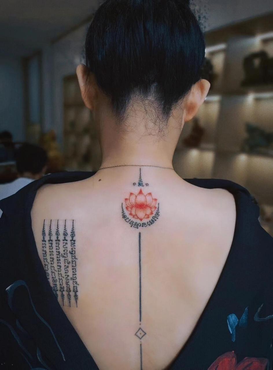 泰国莲花刺符纹身真的太好看了 成都站11月和朋友约好一起去