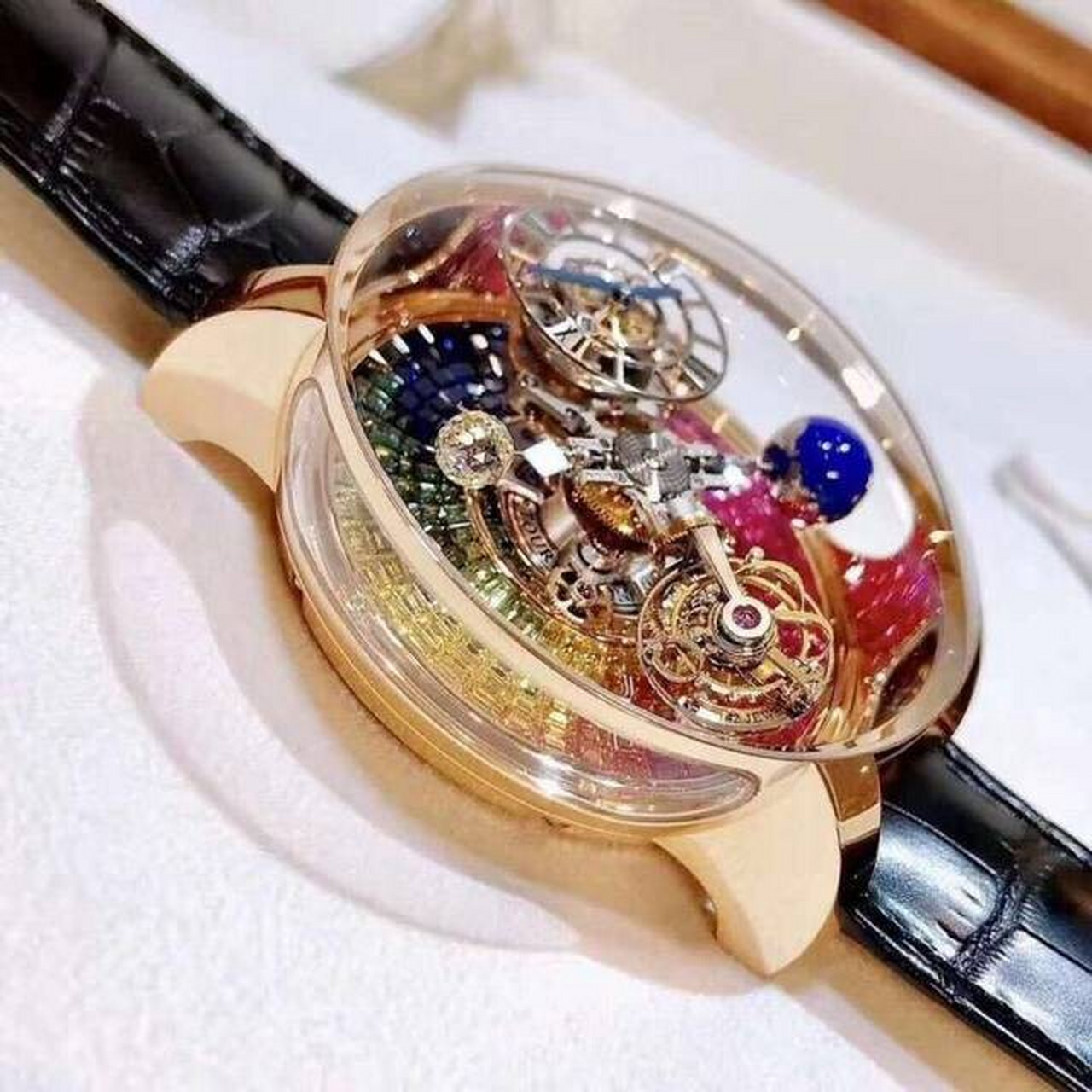 捷克豹天体陀飞轮腕表,不一样的镂空美!