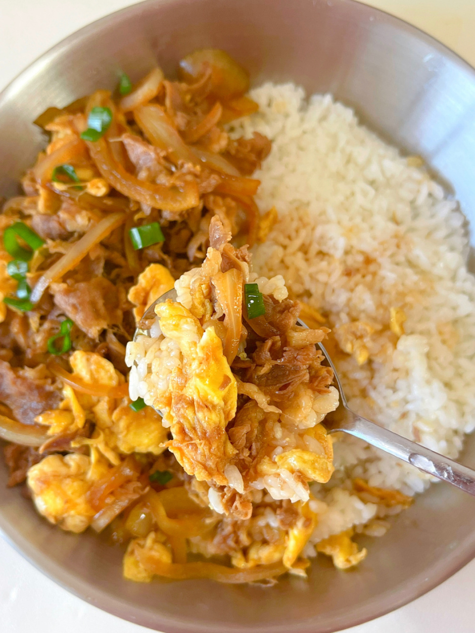 分享一个巨巨巨好吃的肥牛滑蛋饭75157515 #一人食吃什么