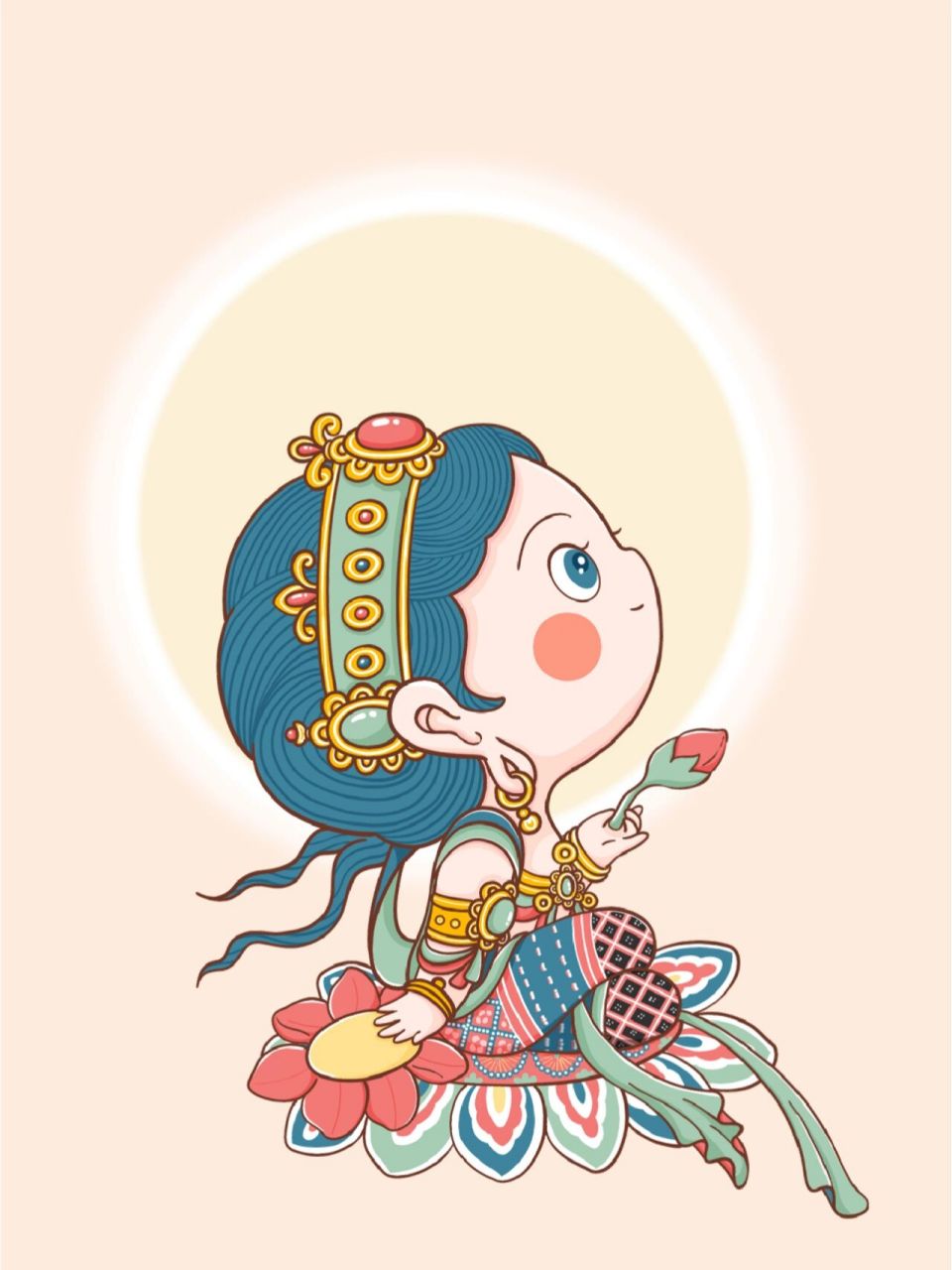 q版敦煌佛像壁画合集 临改自敦煌佛像壁画