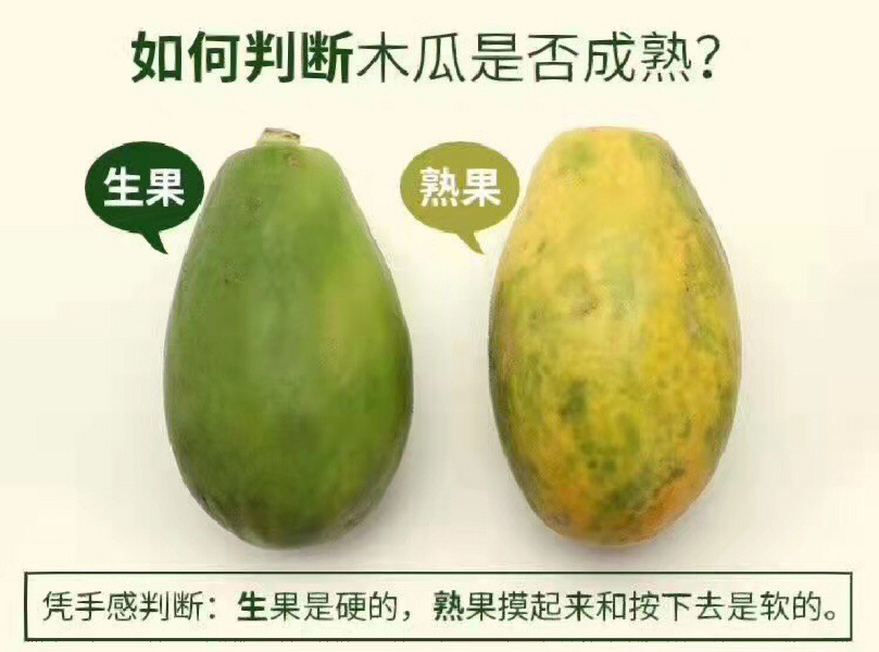 看这里8915 木瓜催熟方法: 发货的木瓜,发七八成熟,收到按图示