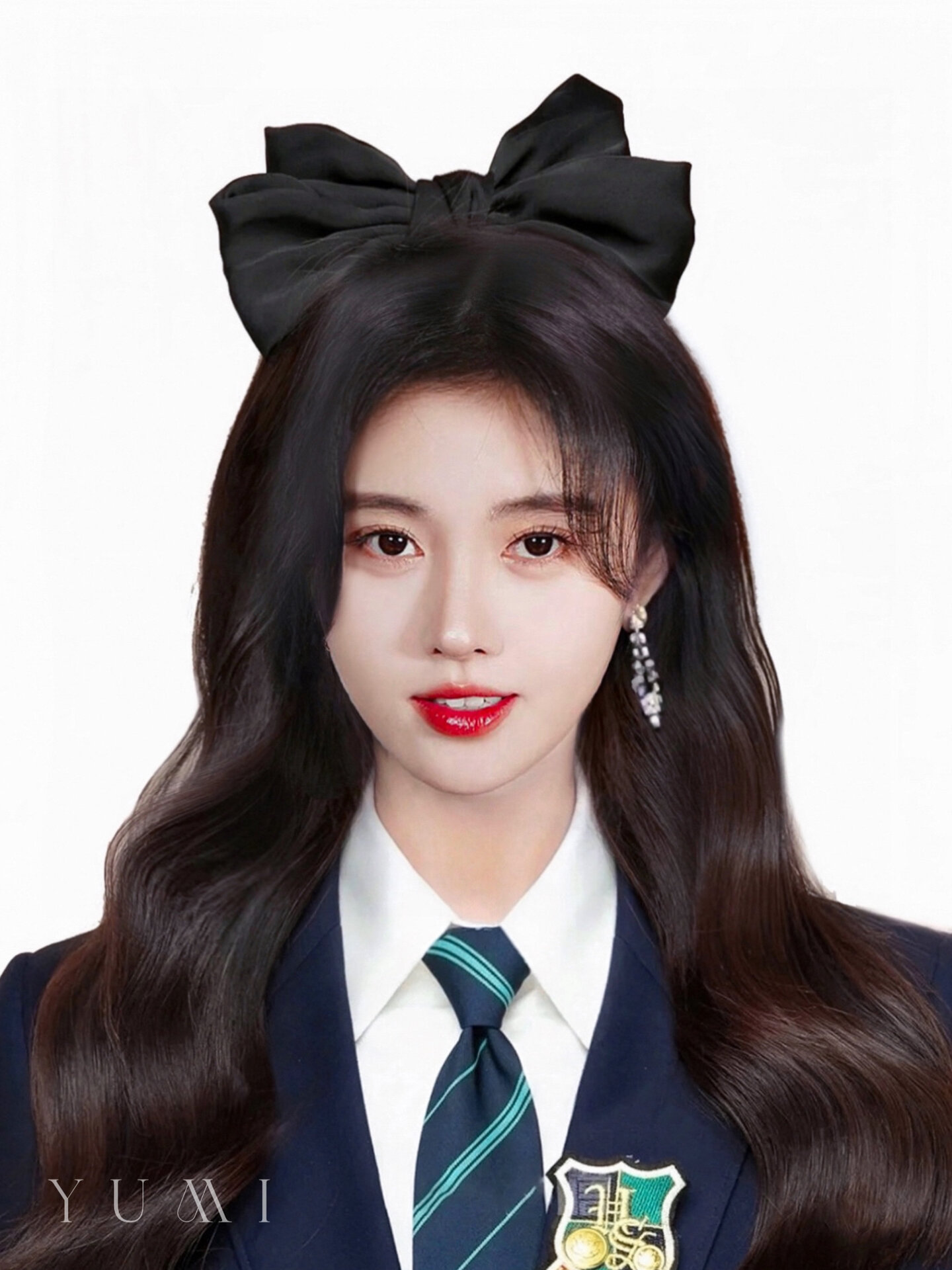 挑战给100个女明星修证件照第5天之 鞠婧祎