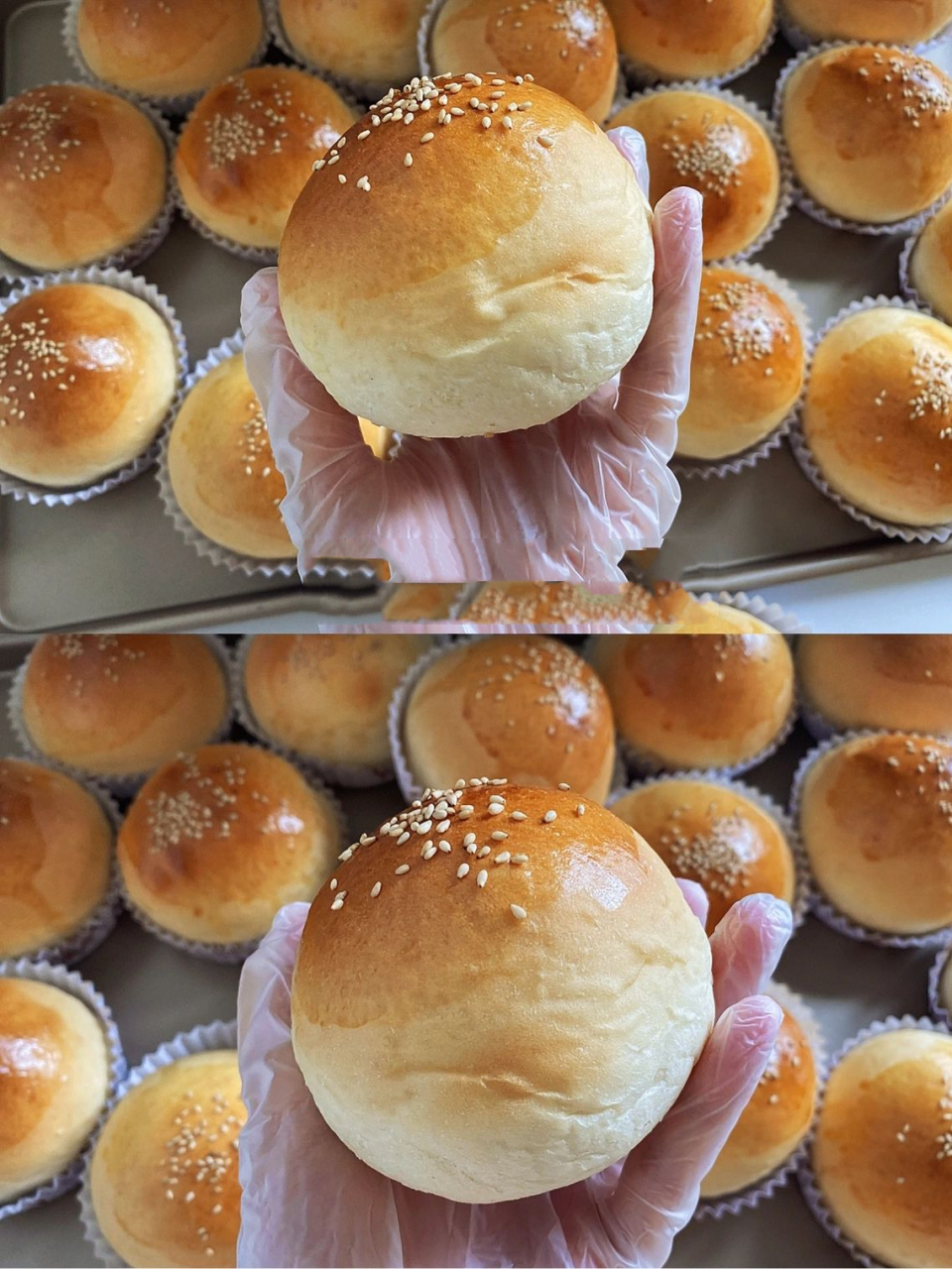 自制汉堡胚|松软好吃万用汉堡胚做法 好吃的汉堡不仅夹馅重要,汉堡的