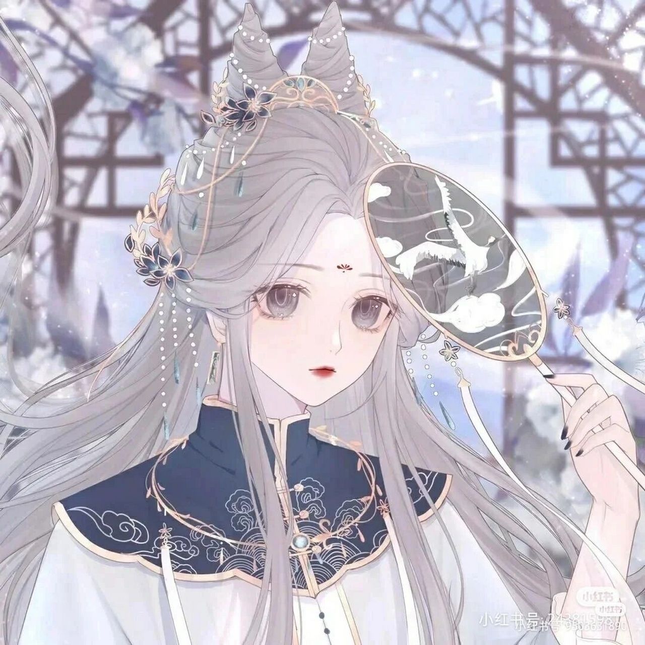 关注我还有很多可爱的古风头像哦!