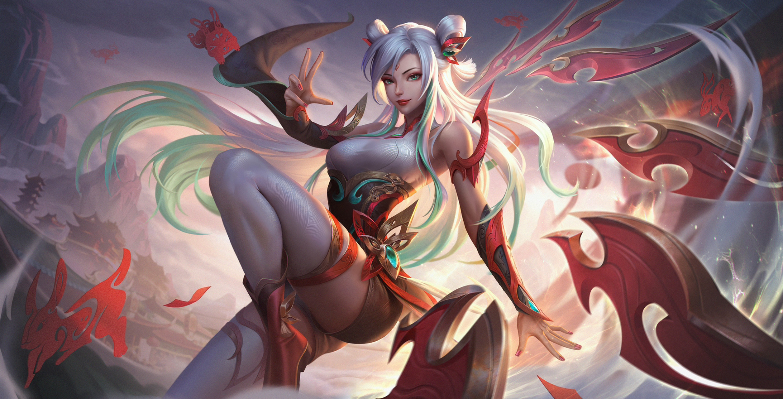 【英雄联盟】刀妹新皮肤太美啦!     所以画了张同人图