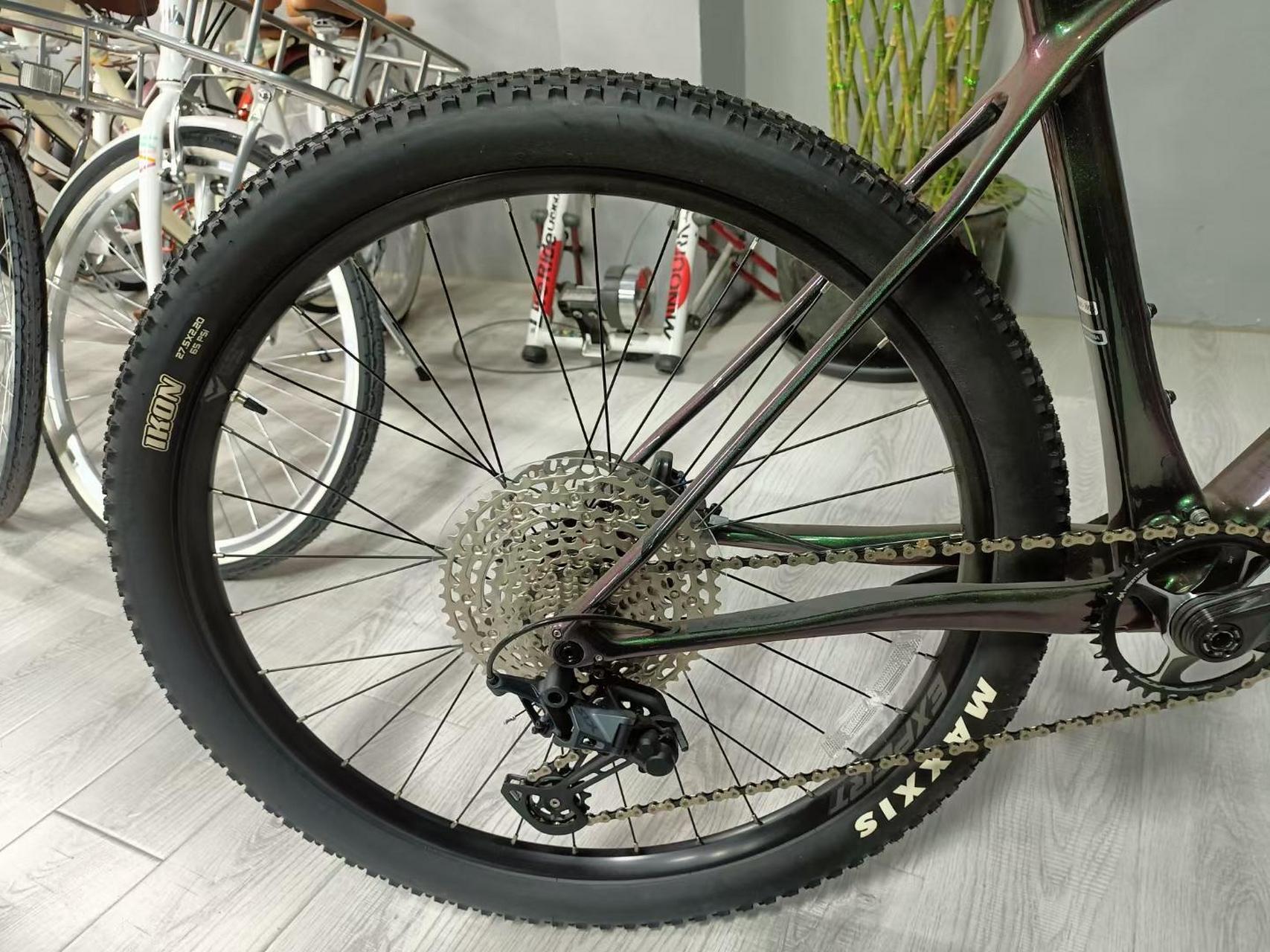 美利达大七7500碳纤维山地车,变色龙,m码,12速,马古拉油碟,禧玛诺slx