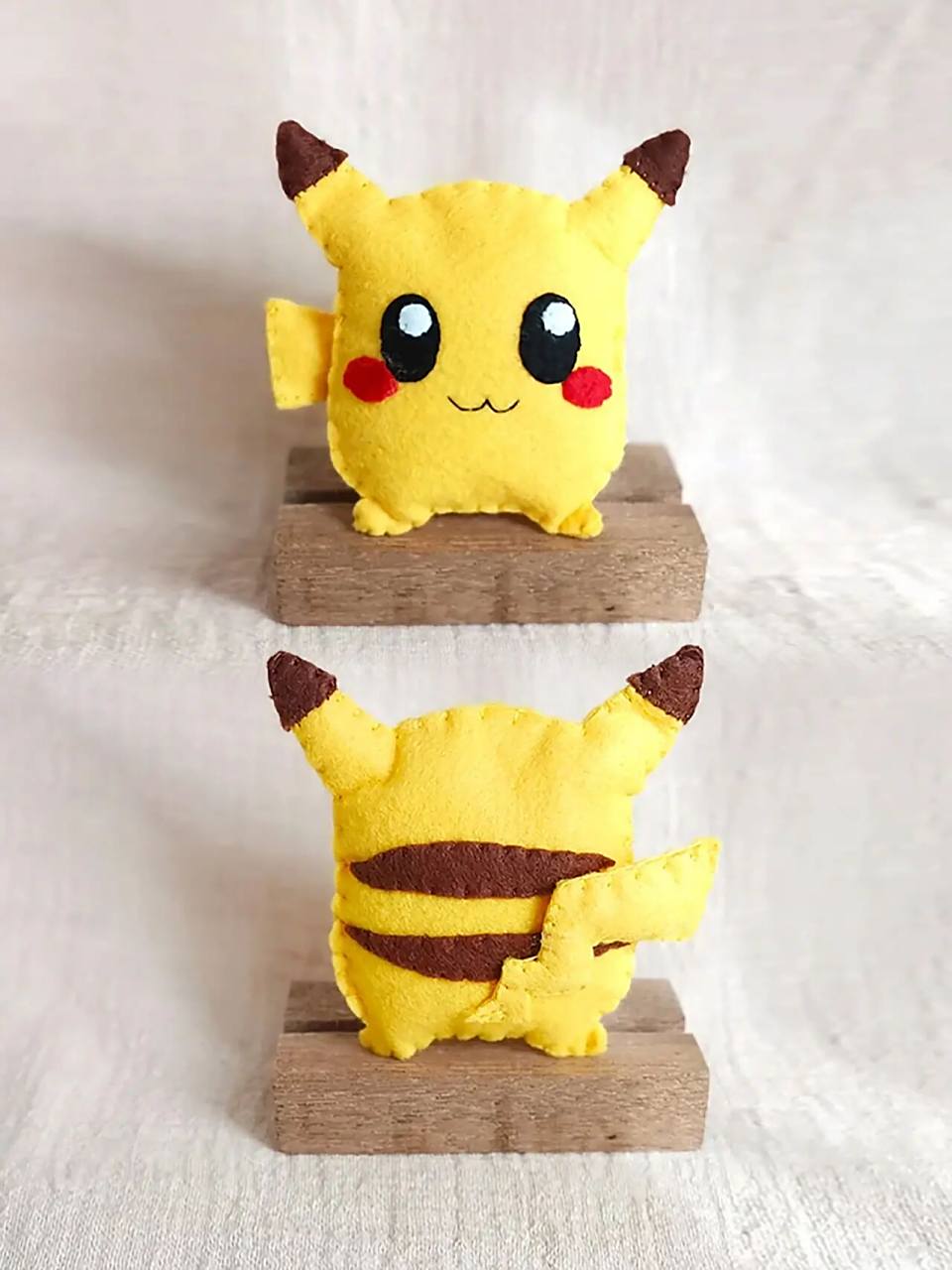 不织布玩偶|皮卡丘(附图纸) /皮卡丘～pikapikaqiu～～ /制作方法
