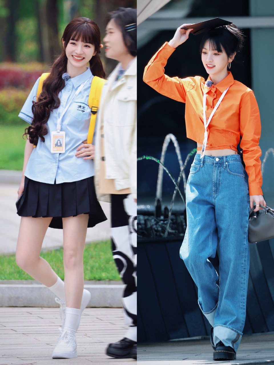 田曦薇私服99元气少女穿搭07甜妹赛高!