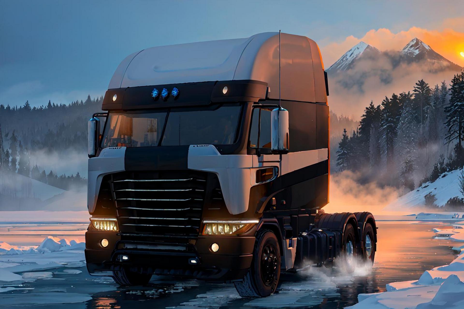 福莱纳阿格西重型卡车,变4里惊破天的载具形态着实有点惊艳