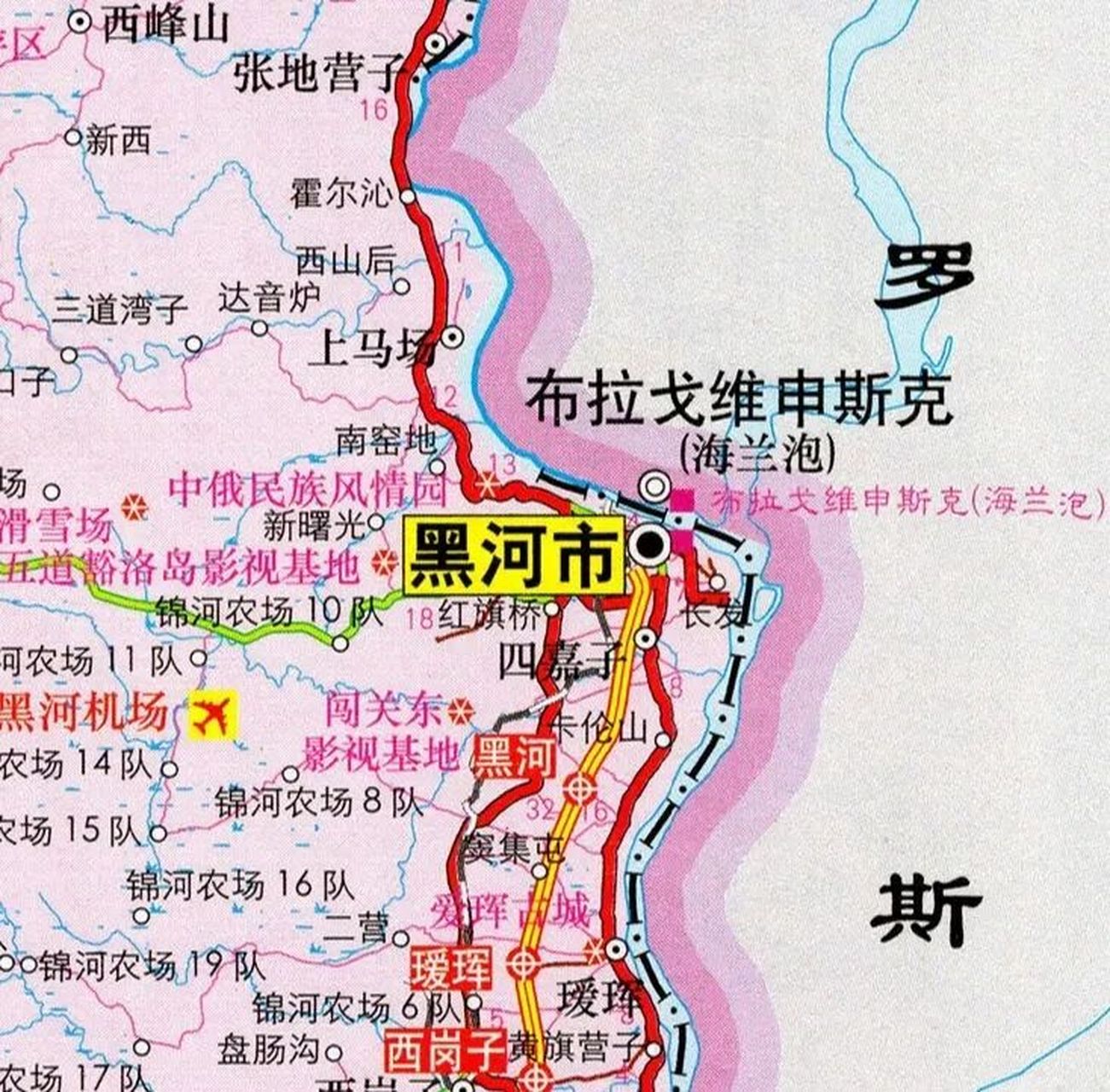 海兰泡是我们的故土,最近刚修通了跨国大桥 海兰泡是我们的故土,最近