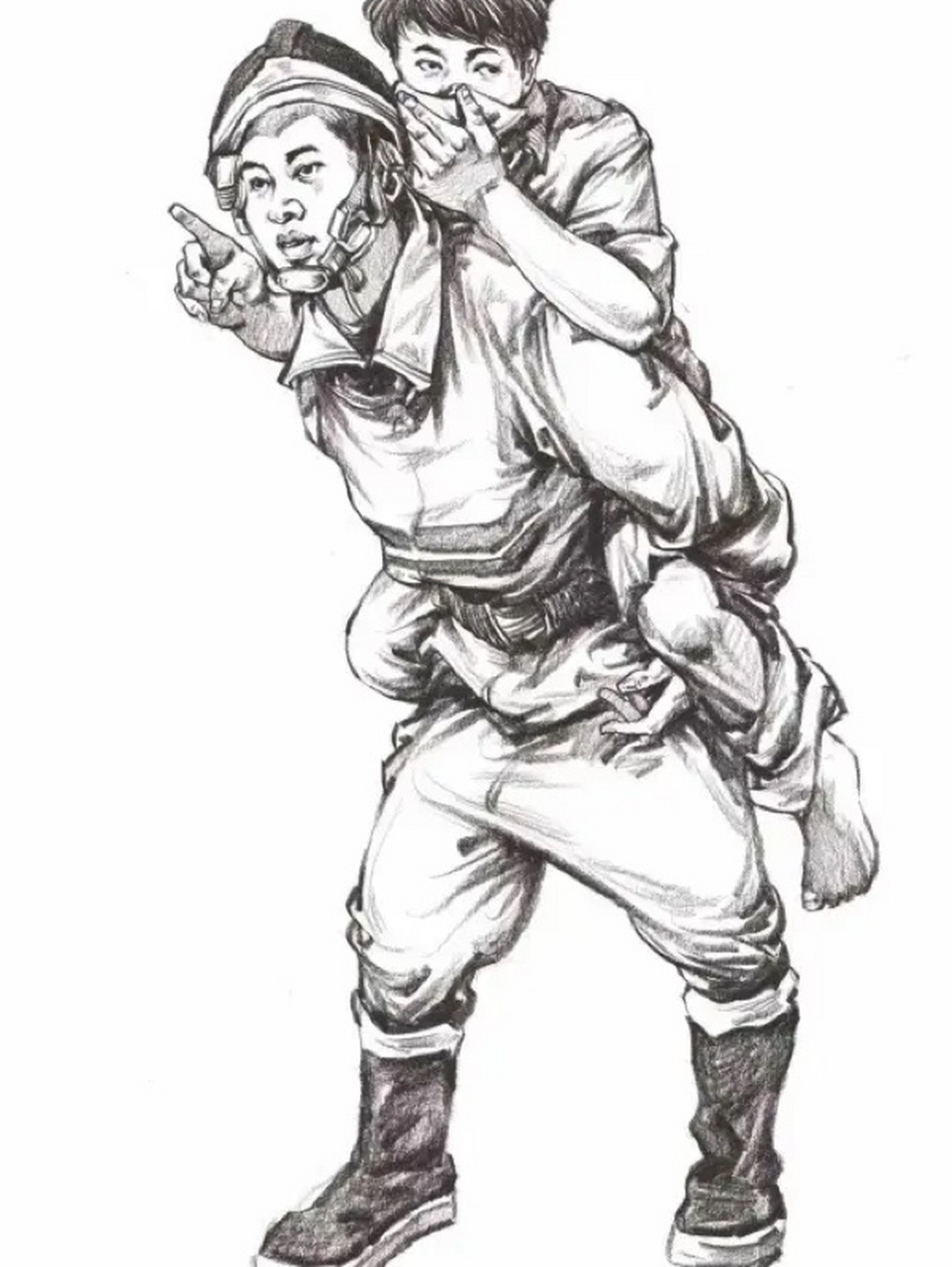 张振东老师人物速写作品欣赏～ 张振东老师简介 从事速写教学工作多年