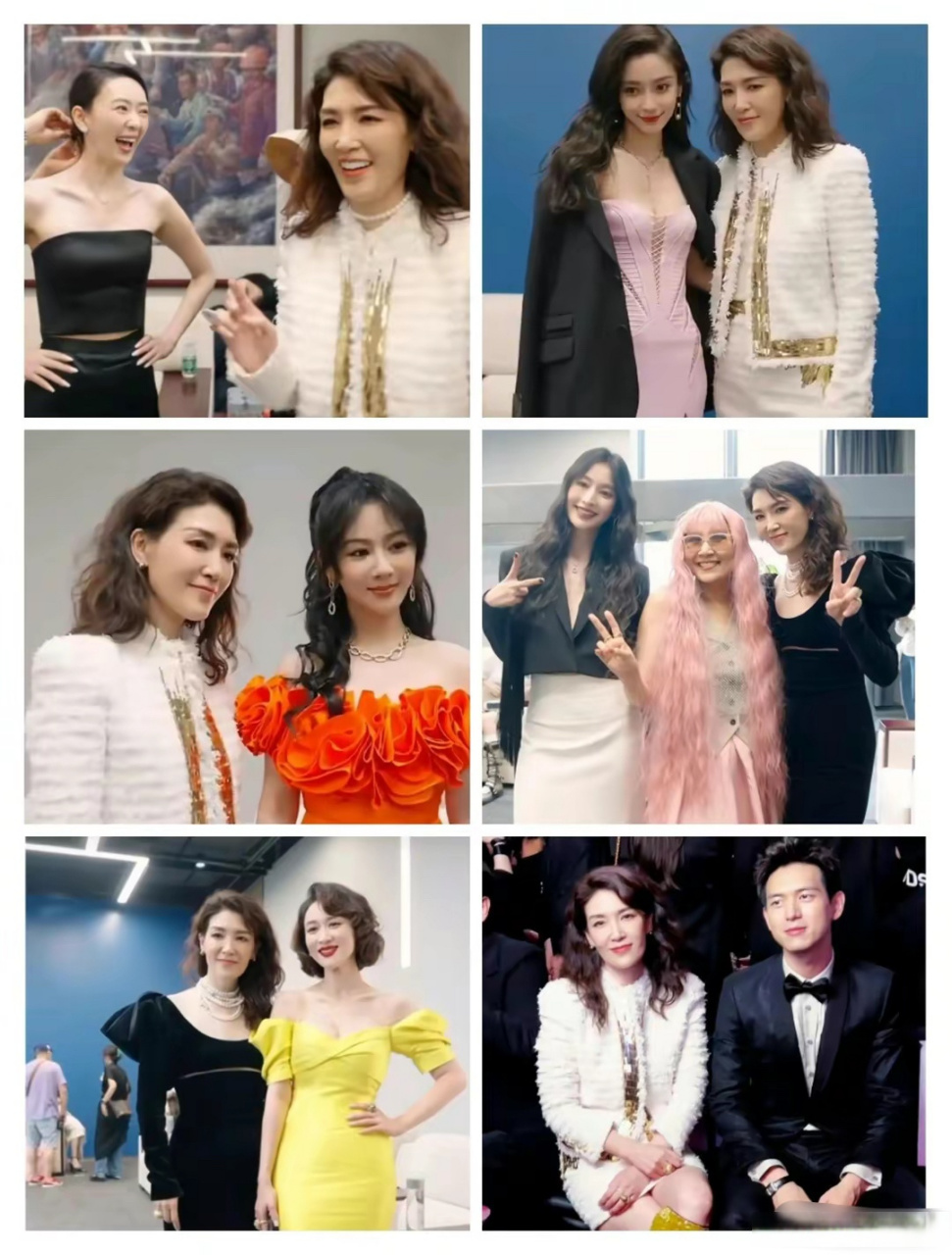 芭莎新的主编沙小荔待人接物更温婉,现场明星们排队上前打招呼,一口一