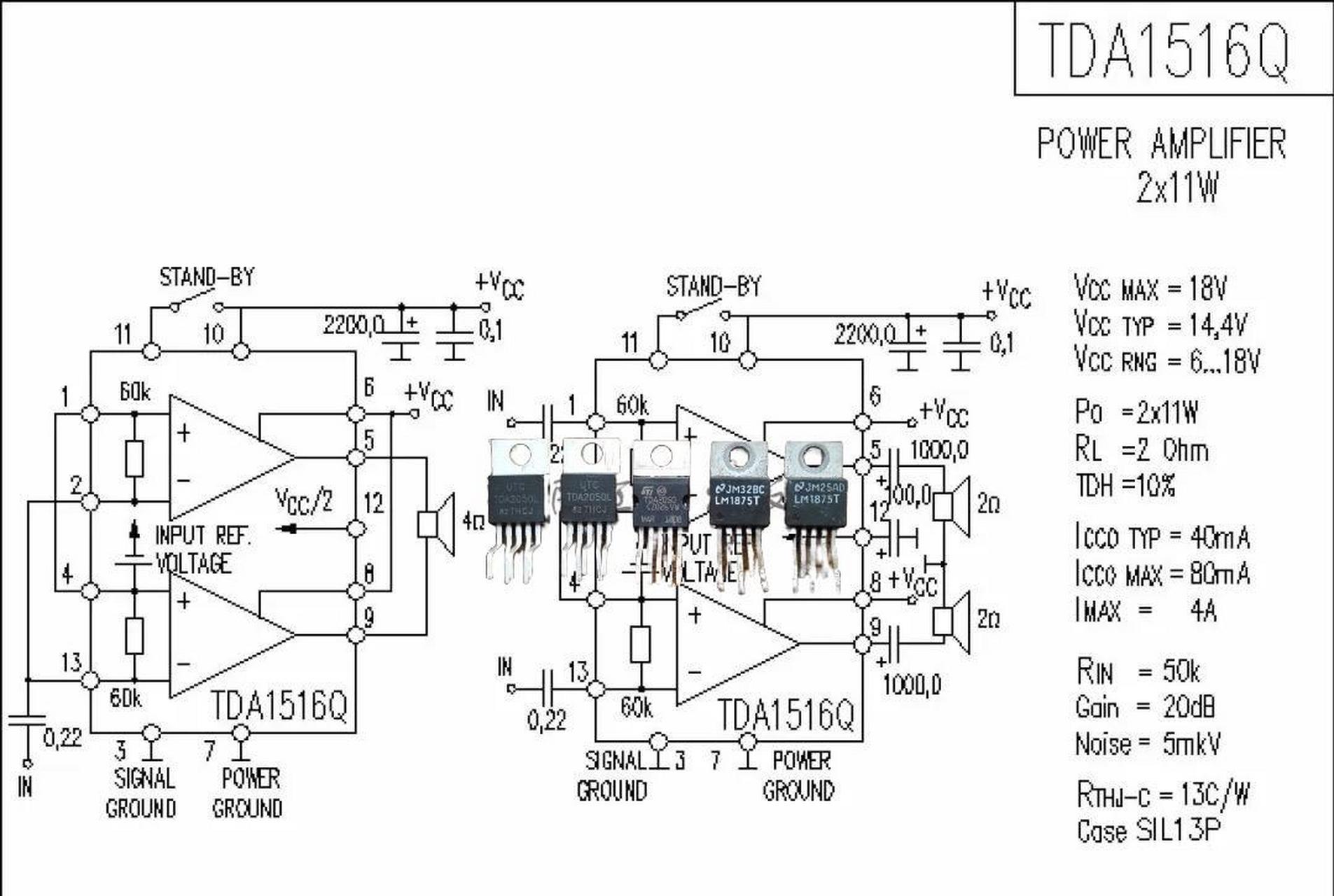 52种tda音频功放电路大全!