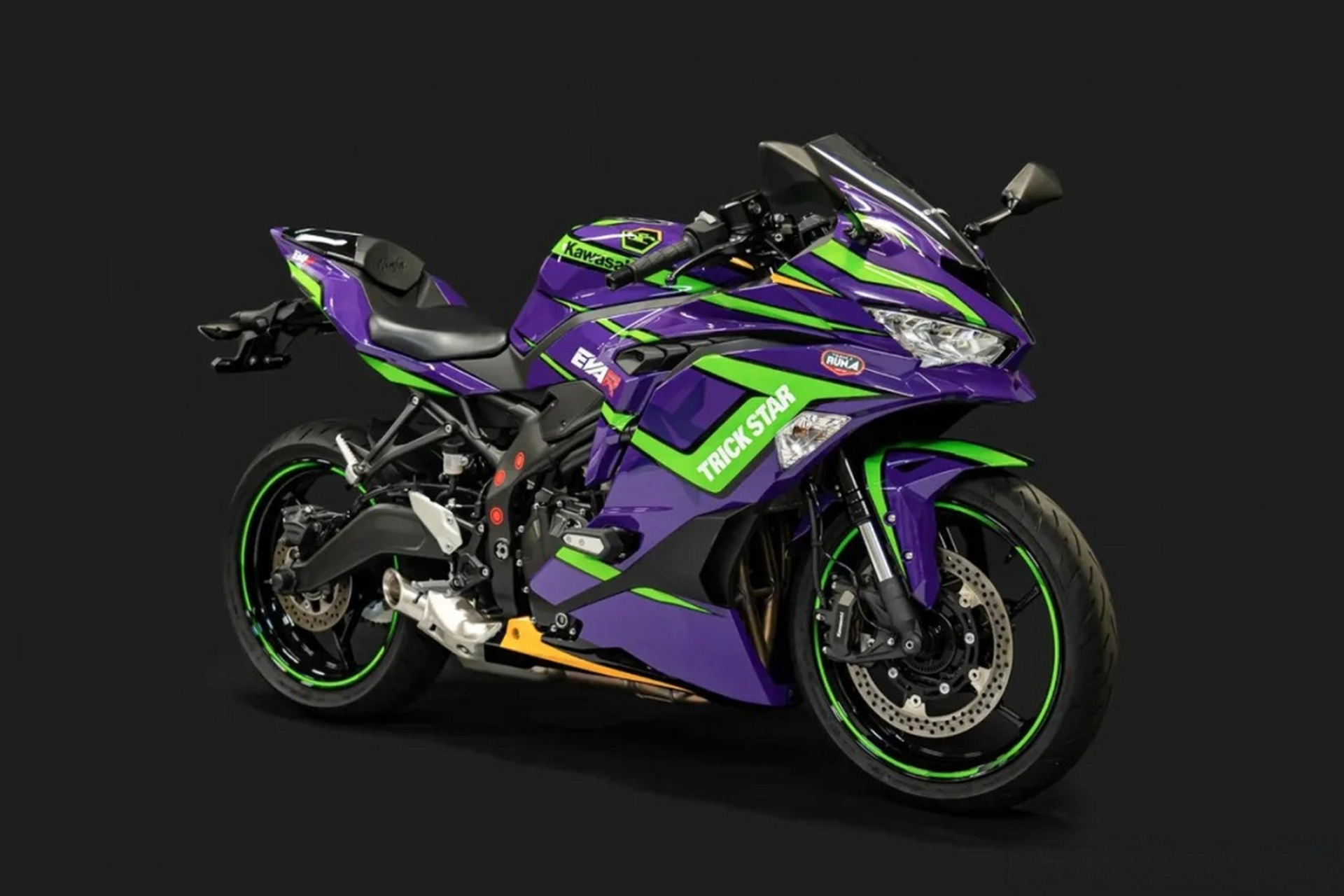 新世纪福音战士川崎zx-25r发布 日本kawasaki 2022年款ninja zx-25r
