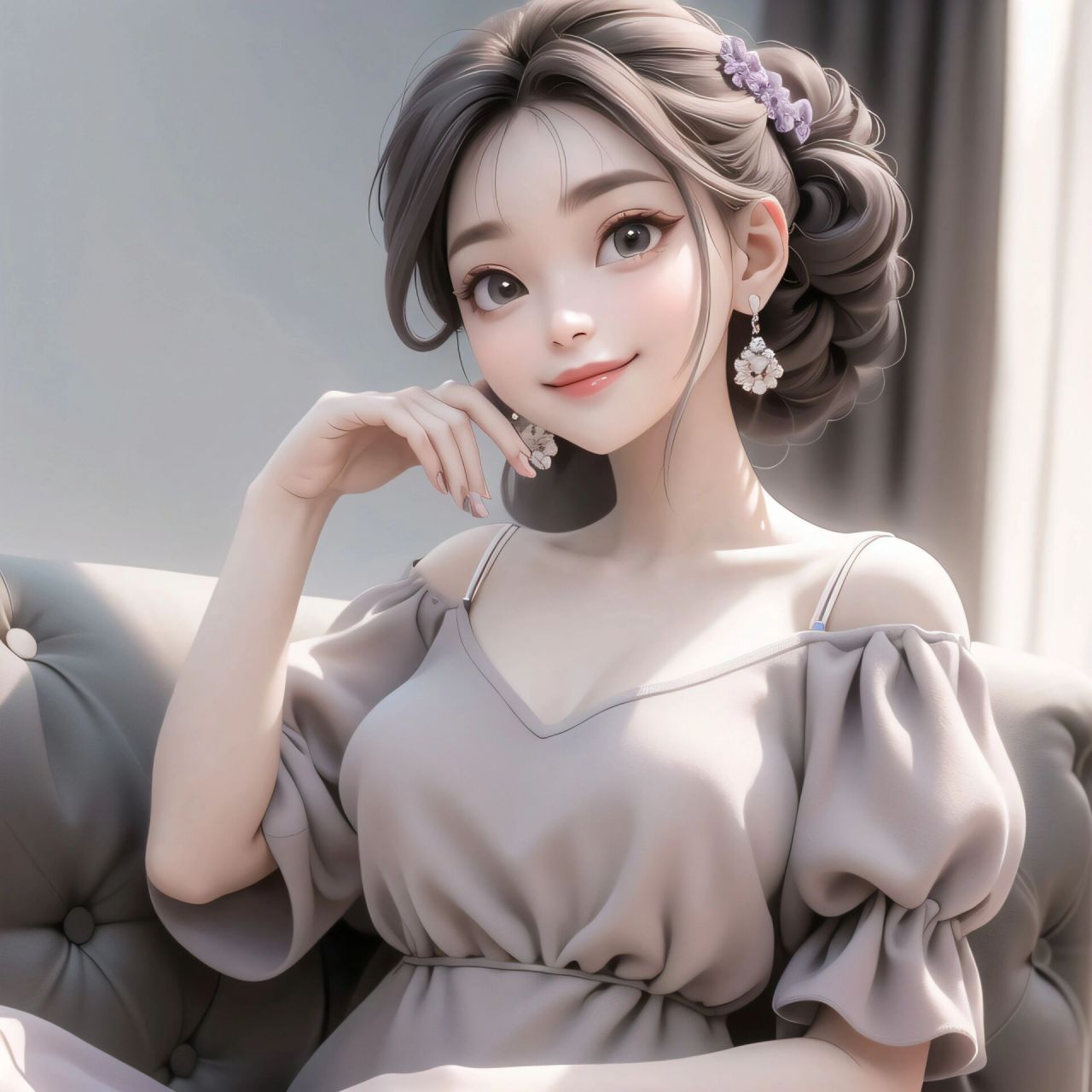 女生头像97高贵典雅的美女头像95 979797 原创图片9315