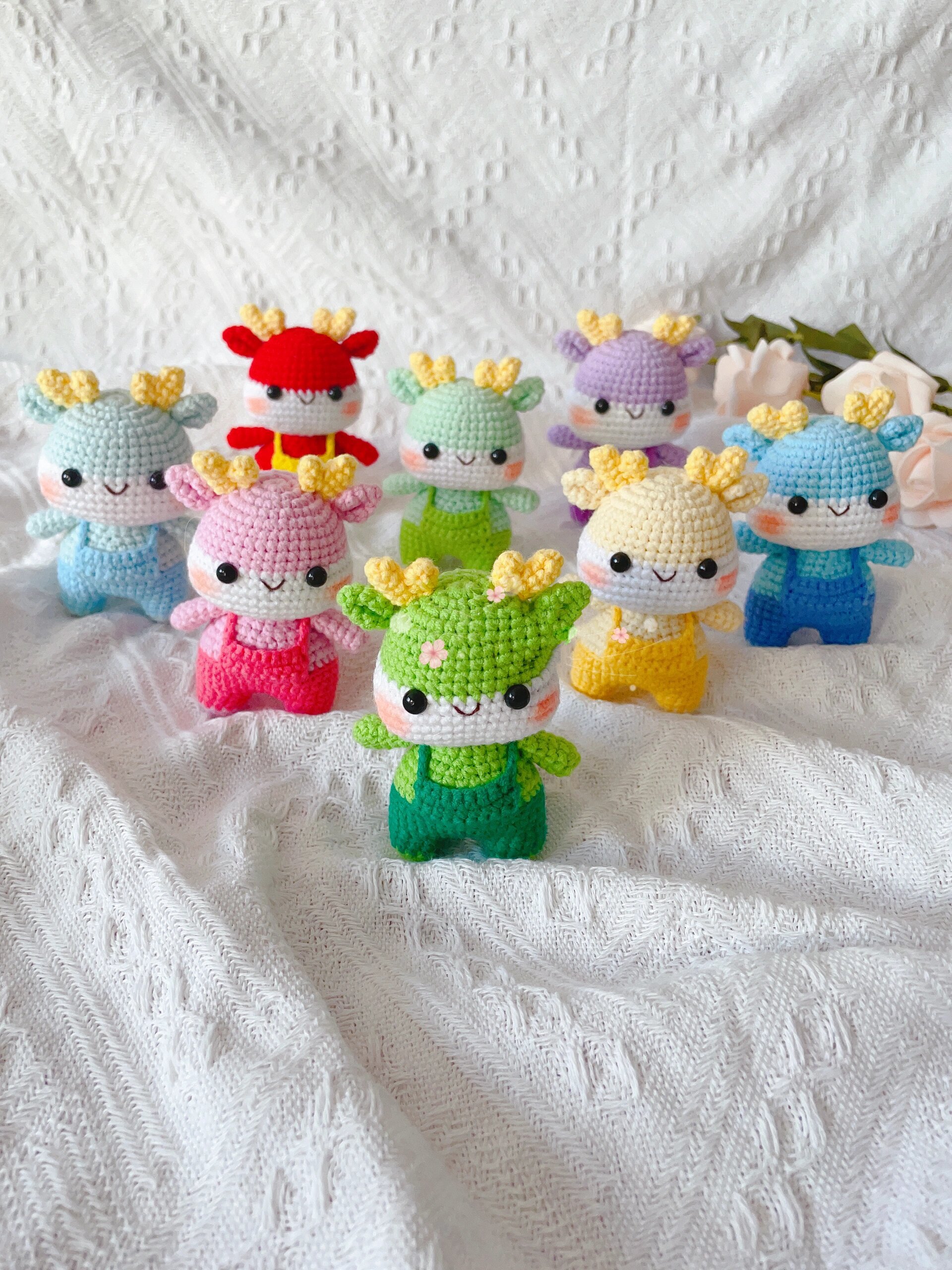 钩织小龙龙 十二生肖龙 附图解