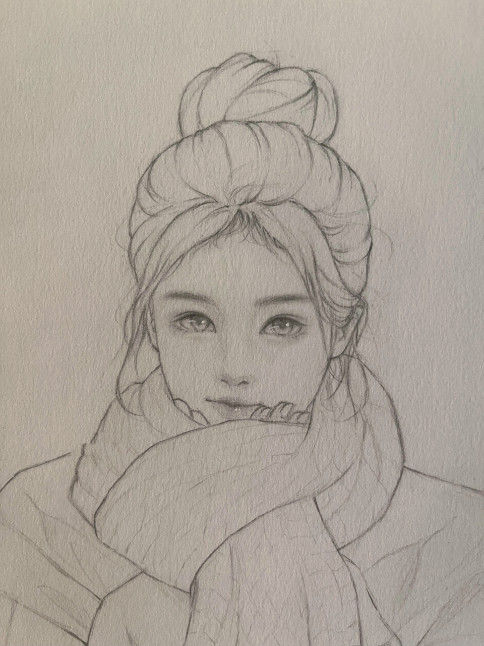01铅笔手绘 | 女生头像线稿 | 白鹿       凡是过往,皆为序章,新的