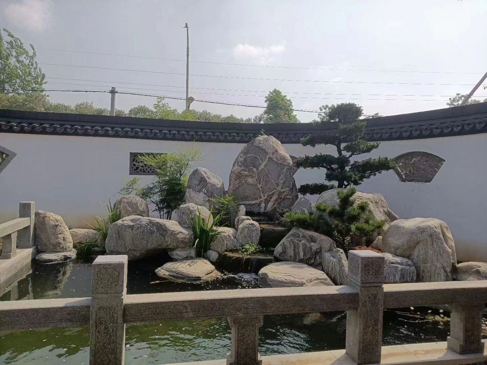 庭院里的小假山-泰山石系列