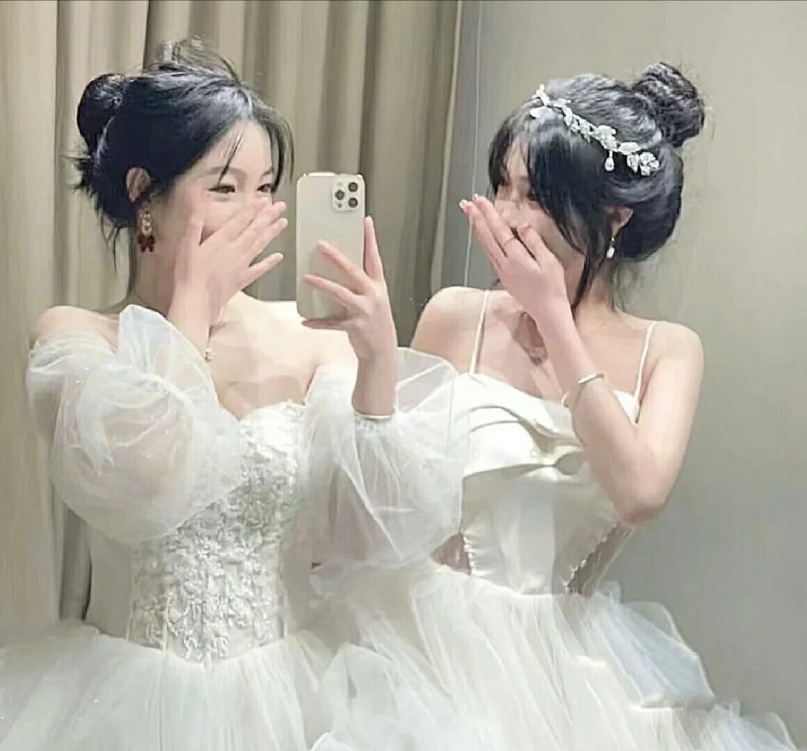 婚纱闺蜜头像