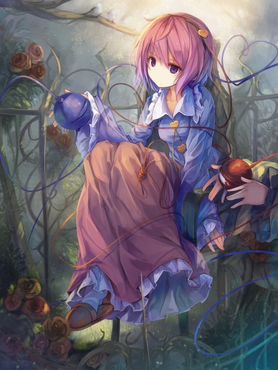 【古明地觉】特辑 东方project 二次元游戏动漫女生图片壁纸背景插画