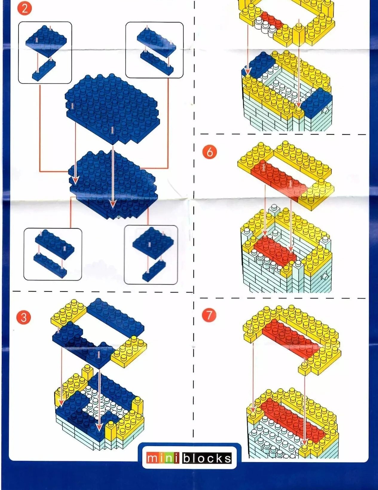 小黄人场景(3)积木图纸