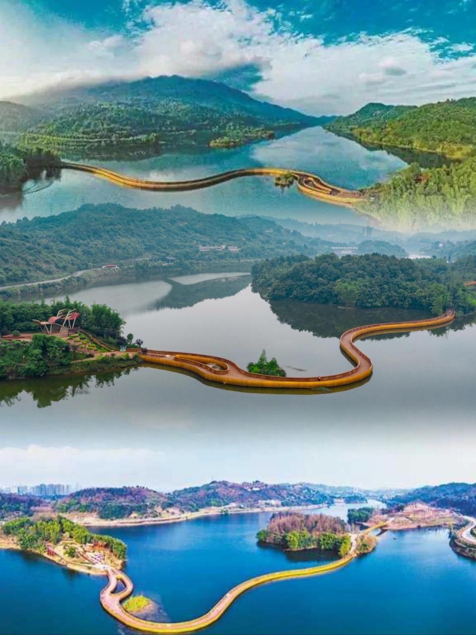 重庆铜梁玄天湖966015 96玄天湖旅游度假区是一个人少风景好