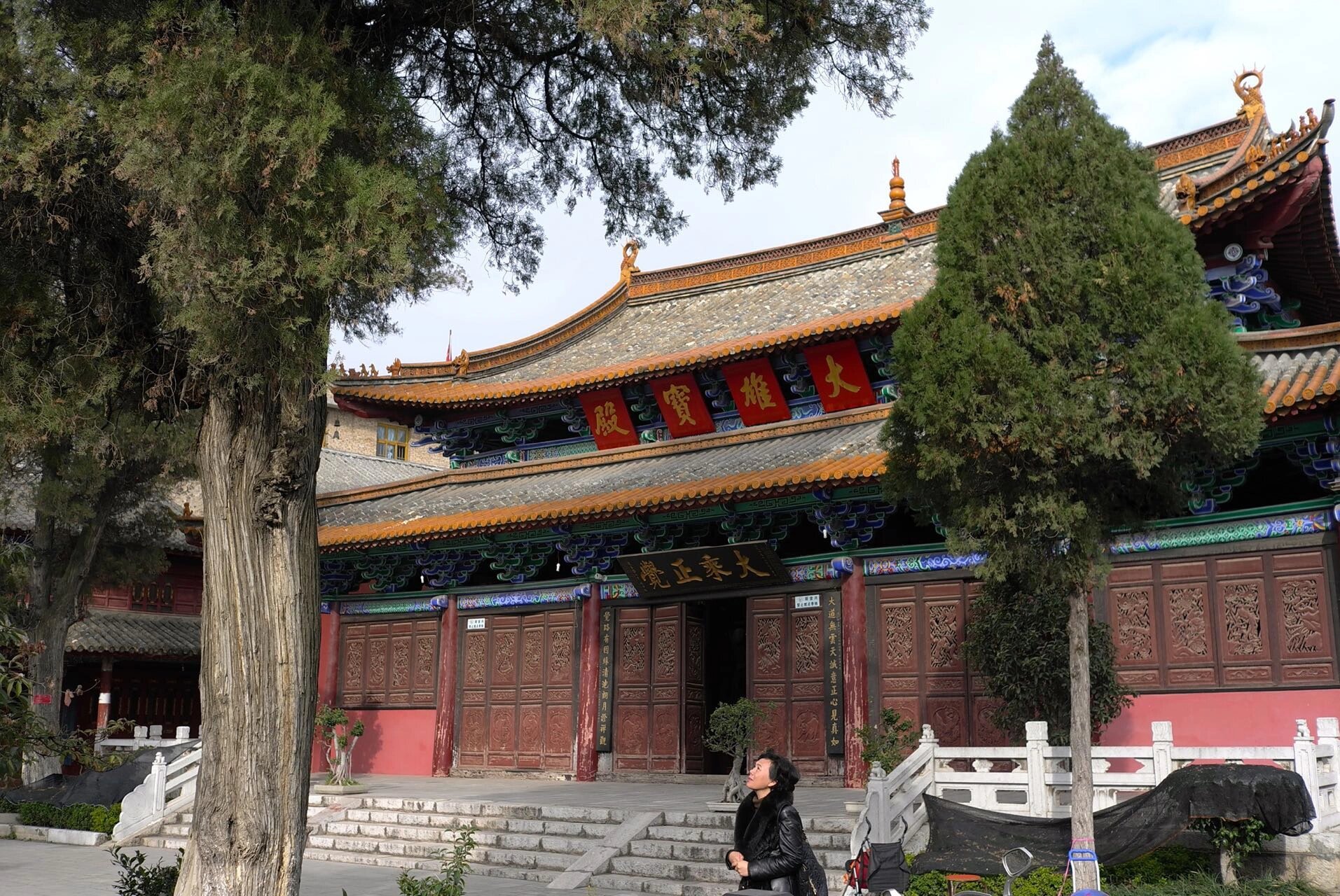 no711云南曲靖 陆良县 大觉寺 大觉寺位于曲靖市陆良县县城中枢镇南门