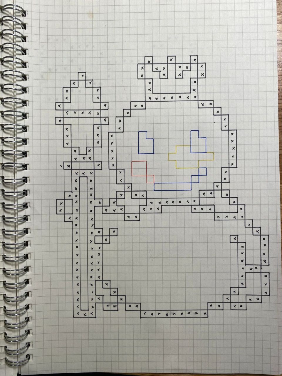 临摹像素画51 蜜雪冰城宝宝 最近迷蜜雪冰城,就看到  画了 简直太喜欢