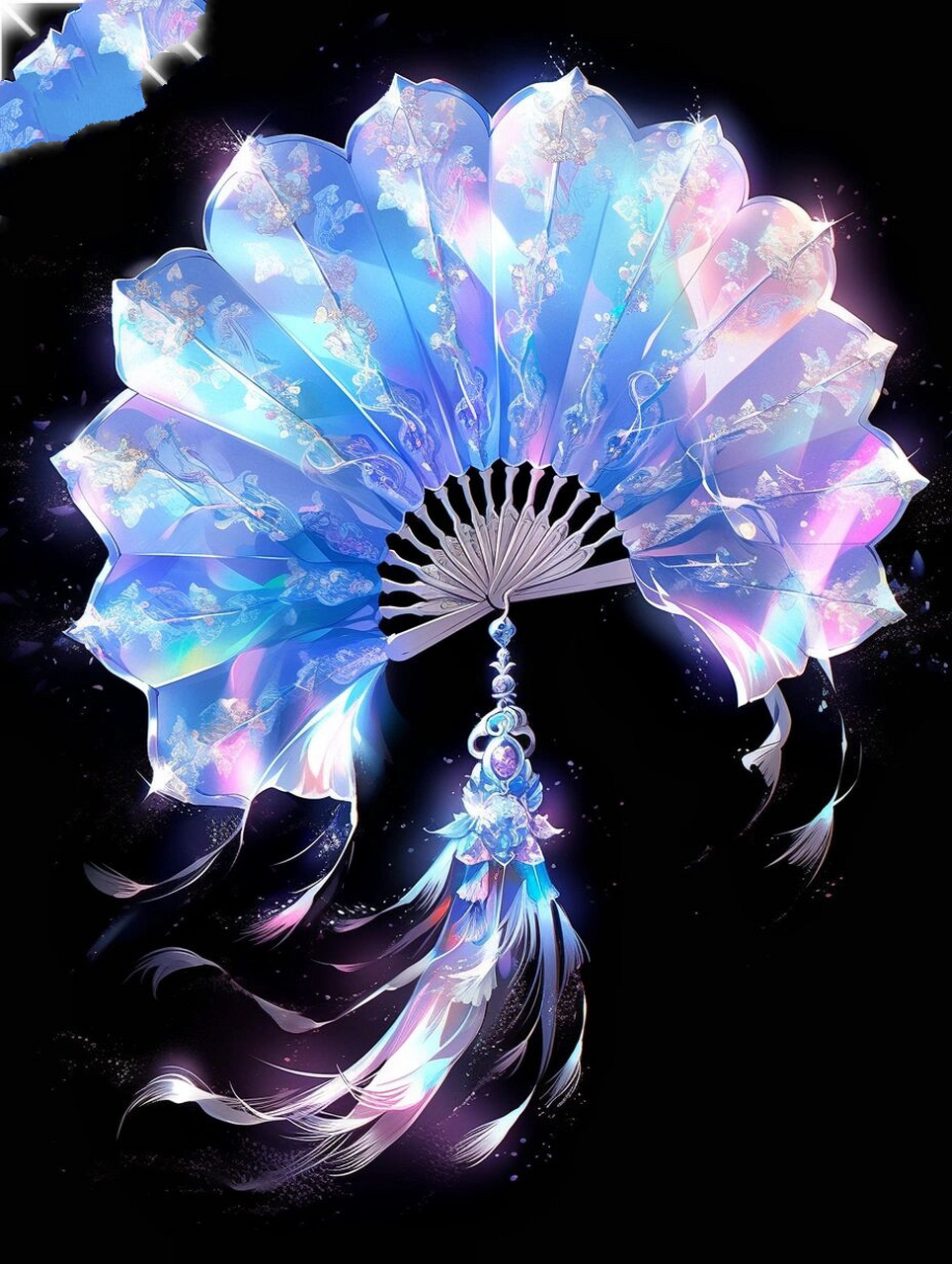 78图文设定|10款冰系扇子法宝|原创灵感自取  十个冰系扇子设定