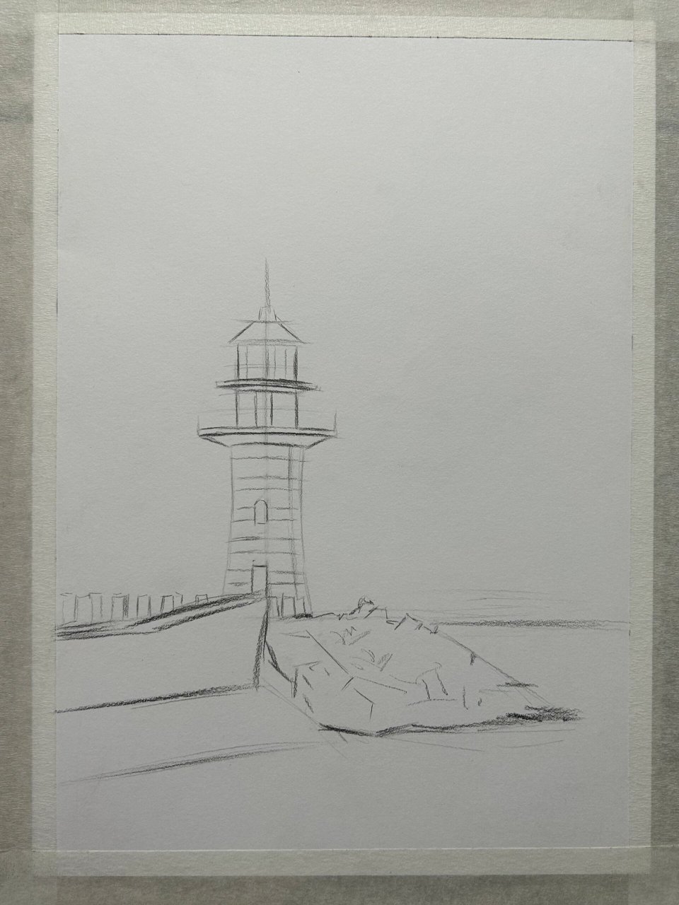 消失的她 莫沙灯塔 素描风景 电影看完了,后劲很大… 莫沙灯塔/莫傻等