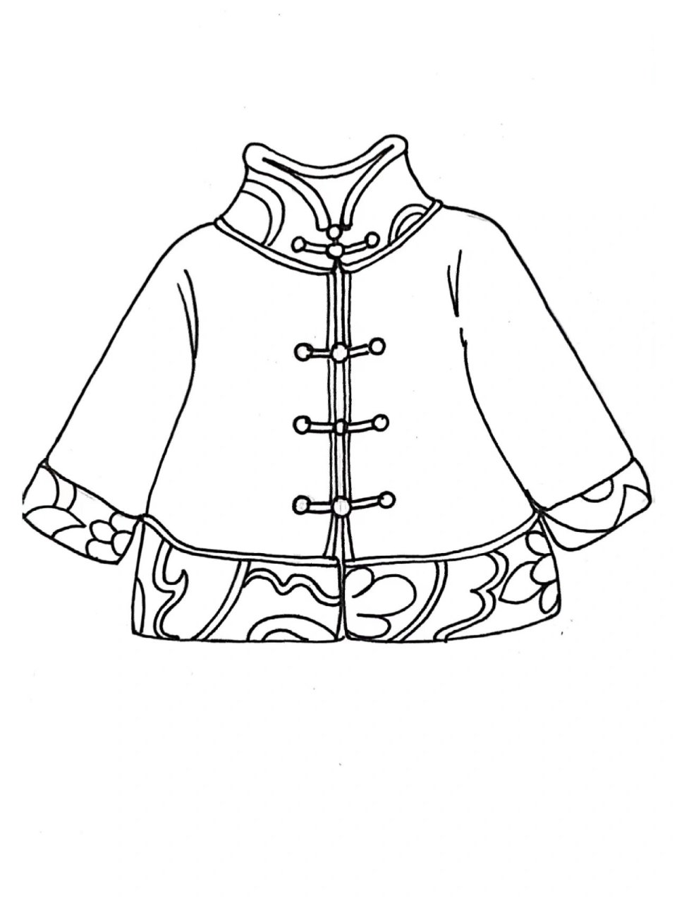 创意美术课程新年穿新衣