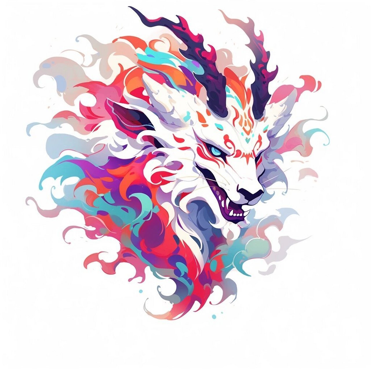 每日制作一款新头像--麒麟头像 这款是今天的麒麟系列的终章,算是各种