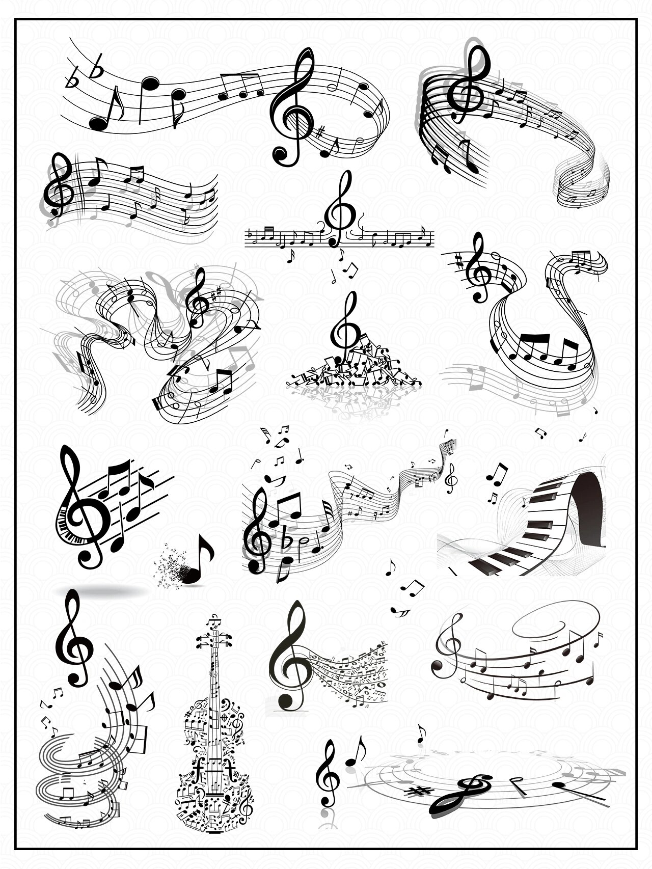 no.112|免扣png|音符素材🎶|音乐律动🎵