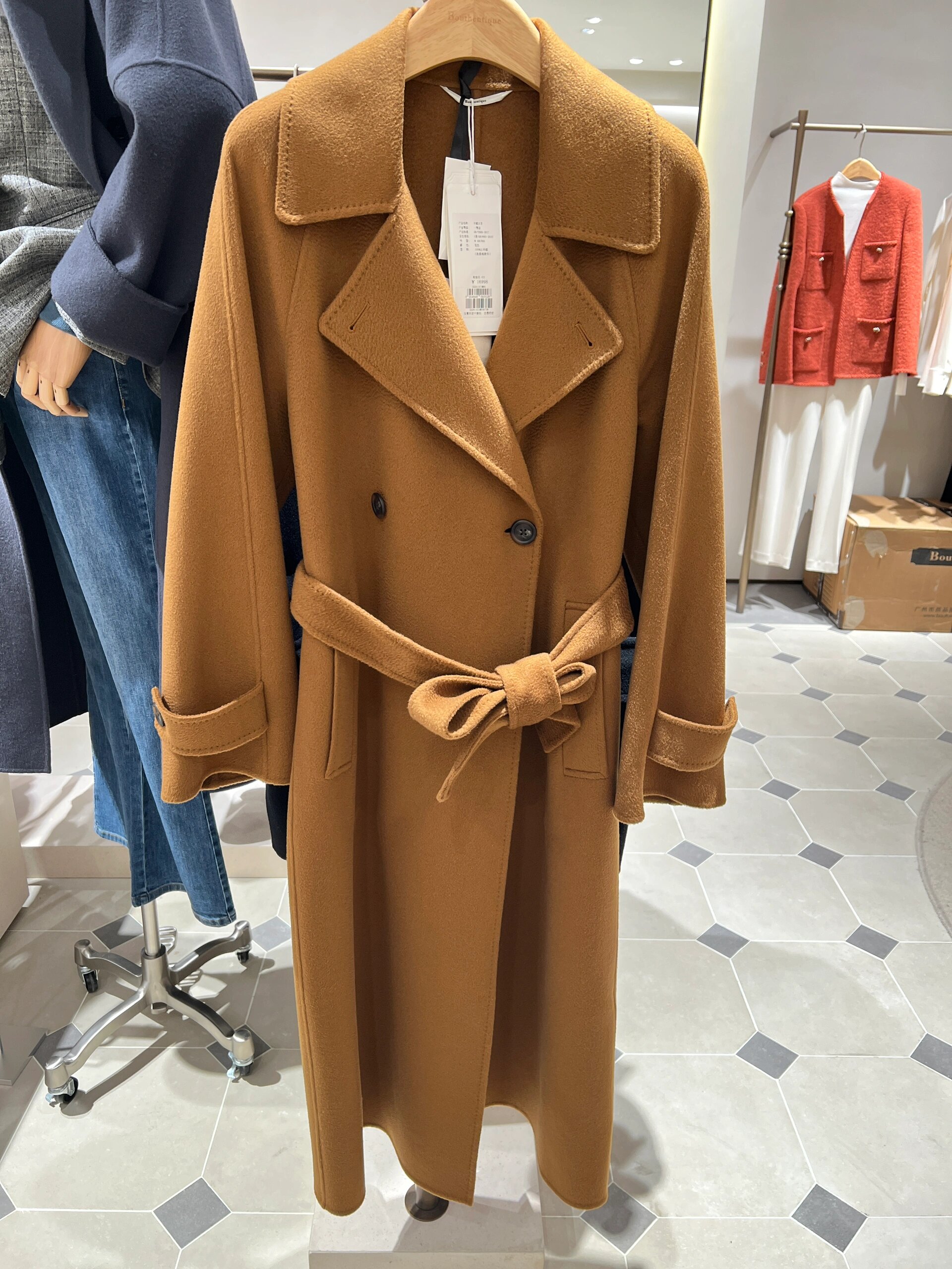 2023冬季bouthentique 骆驼绒大衣