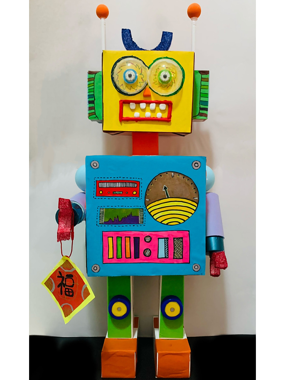 一年级数学实践作业 立体拼搭作品 我是小小设计师:用生活中常见的长