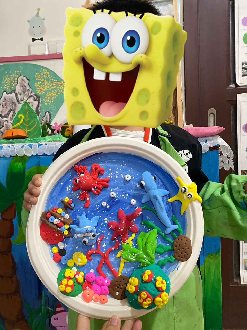 手工超轻黏土 — 海底世界(附学生作品图) 海底世界黏土 智慧创意手工