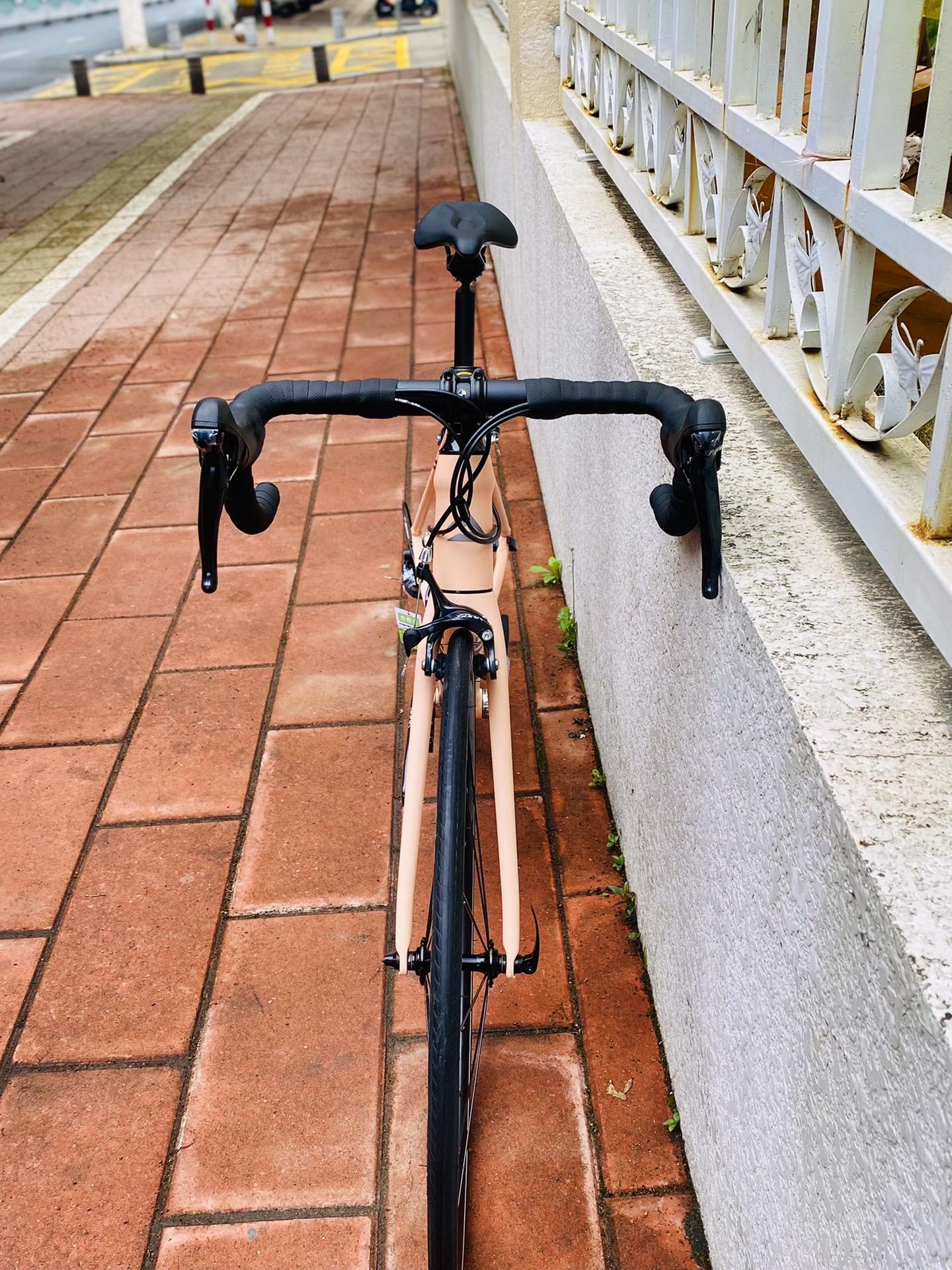 春天的味道美利达斯特拉95桃粉来了公路自行车 自行车推荐