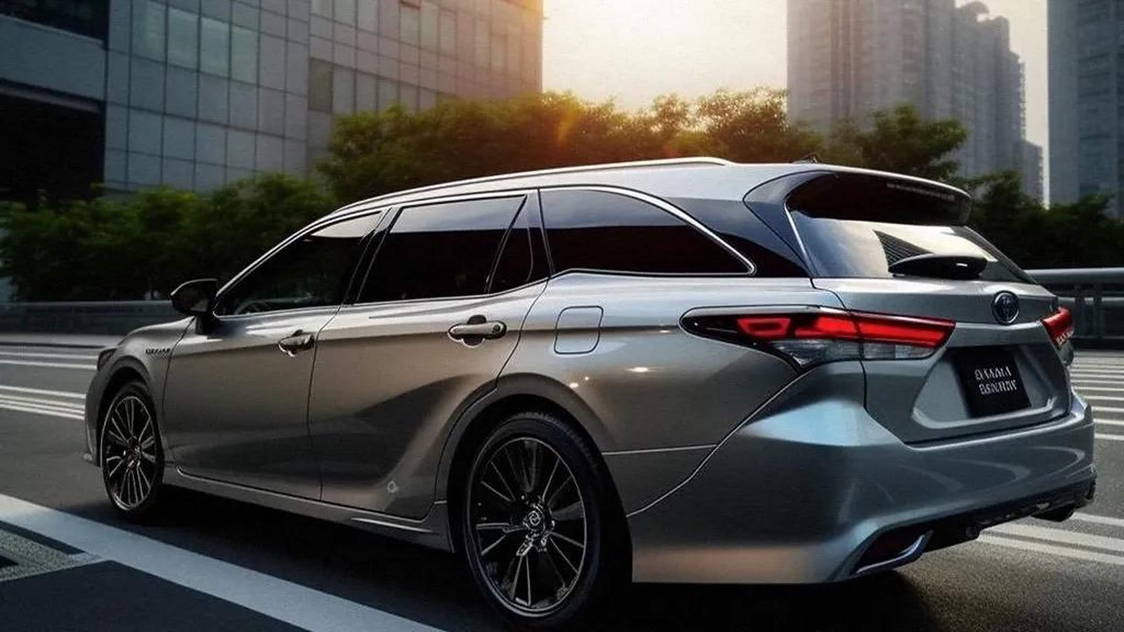 全新丰田凯美瑞旅行车预览图!这是把塞纳压扁了的凯美瑞吗?